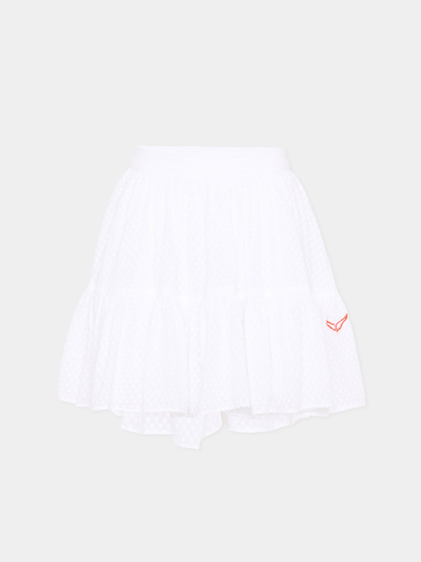 Gonna bianca per bambina con wings,Zadig & Voltaire Kids,X60549 10P