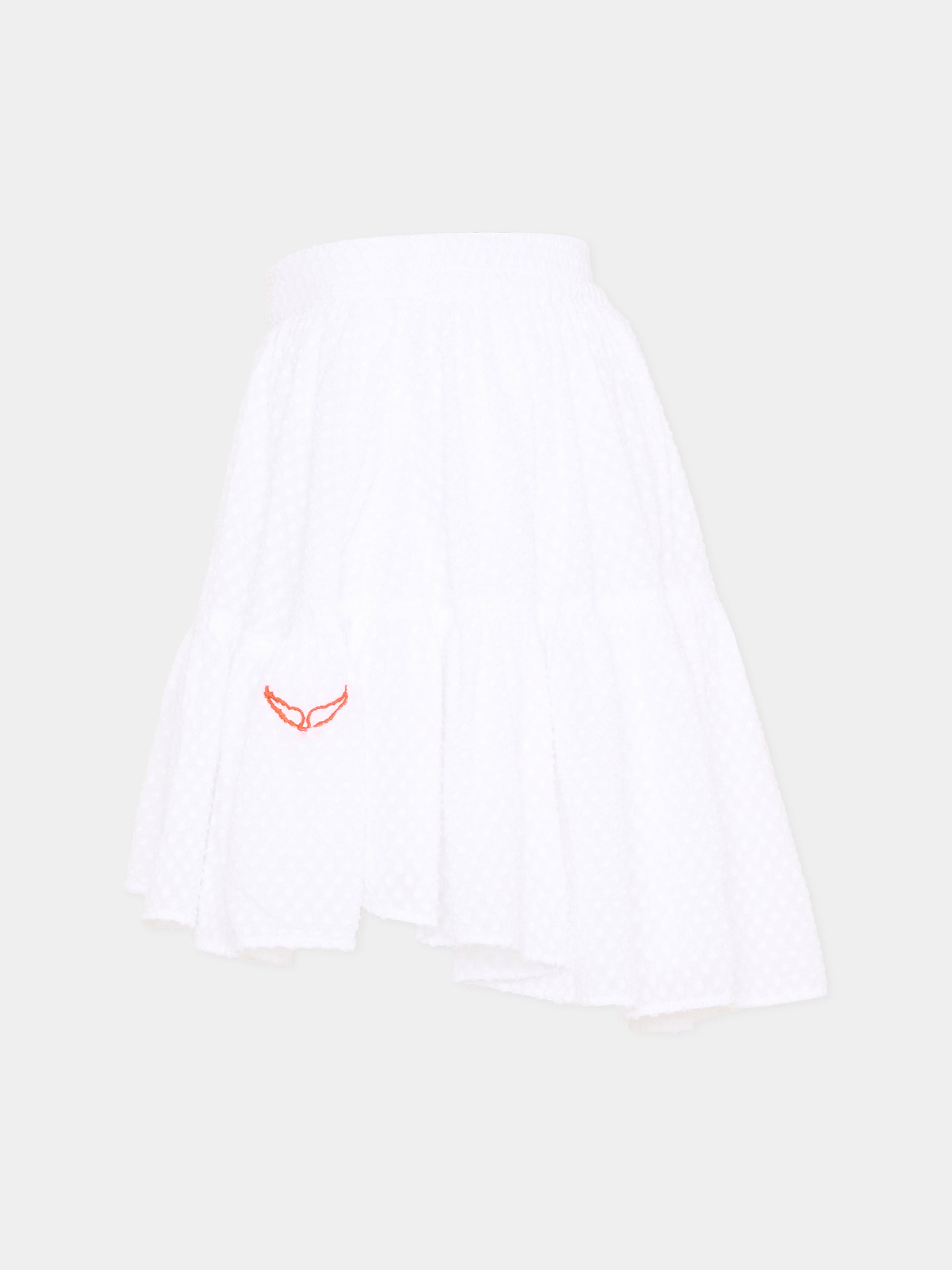Gonna bianca per bambina con wings,Zadig & Voltaire Kids,X60549 10P
