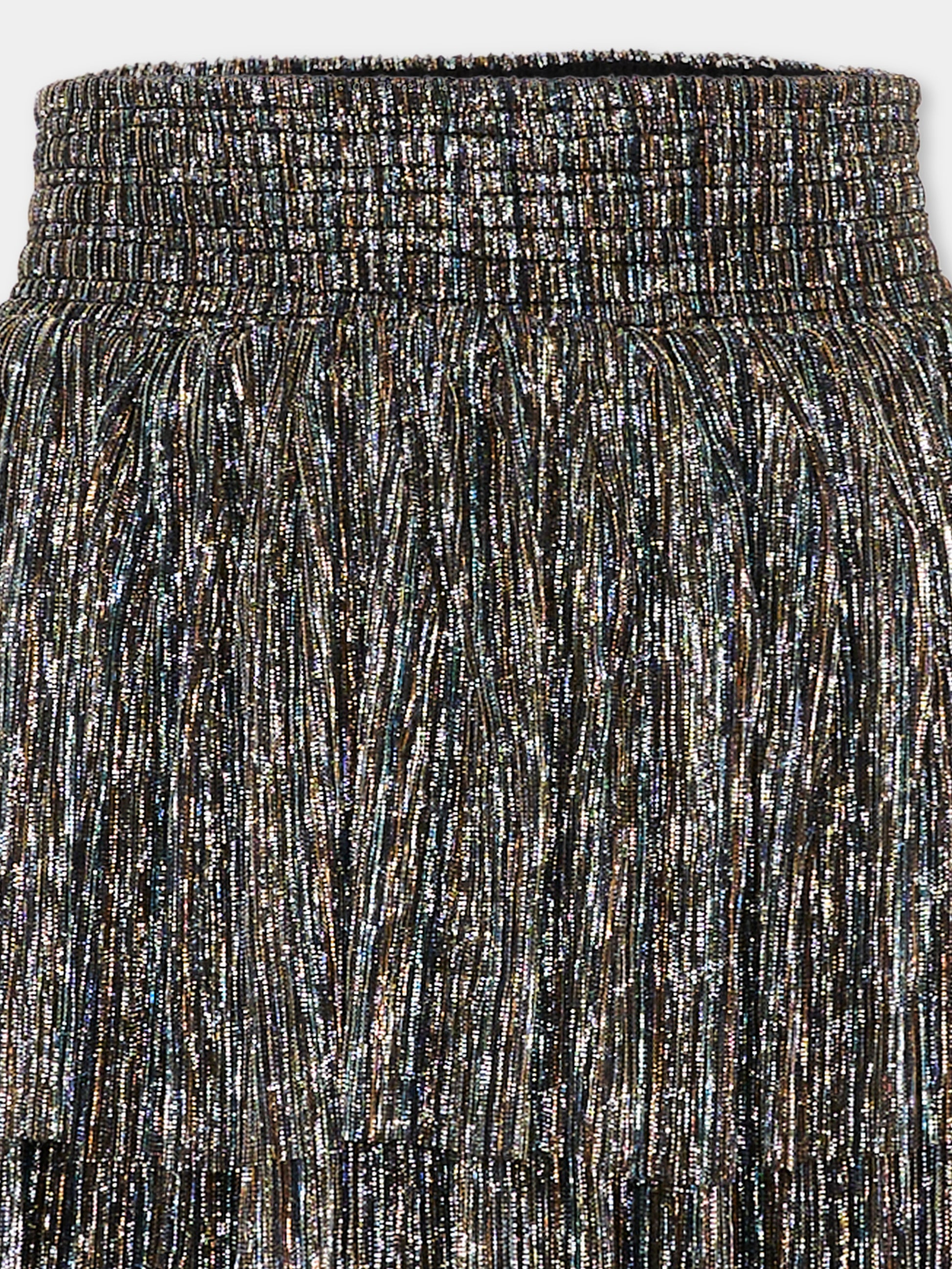 Gonna multicolor per bambina laminata,Zadig & Voltaire Kids,X60556 Z41