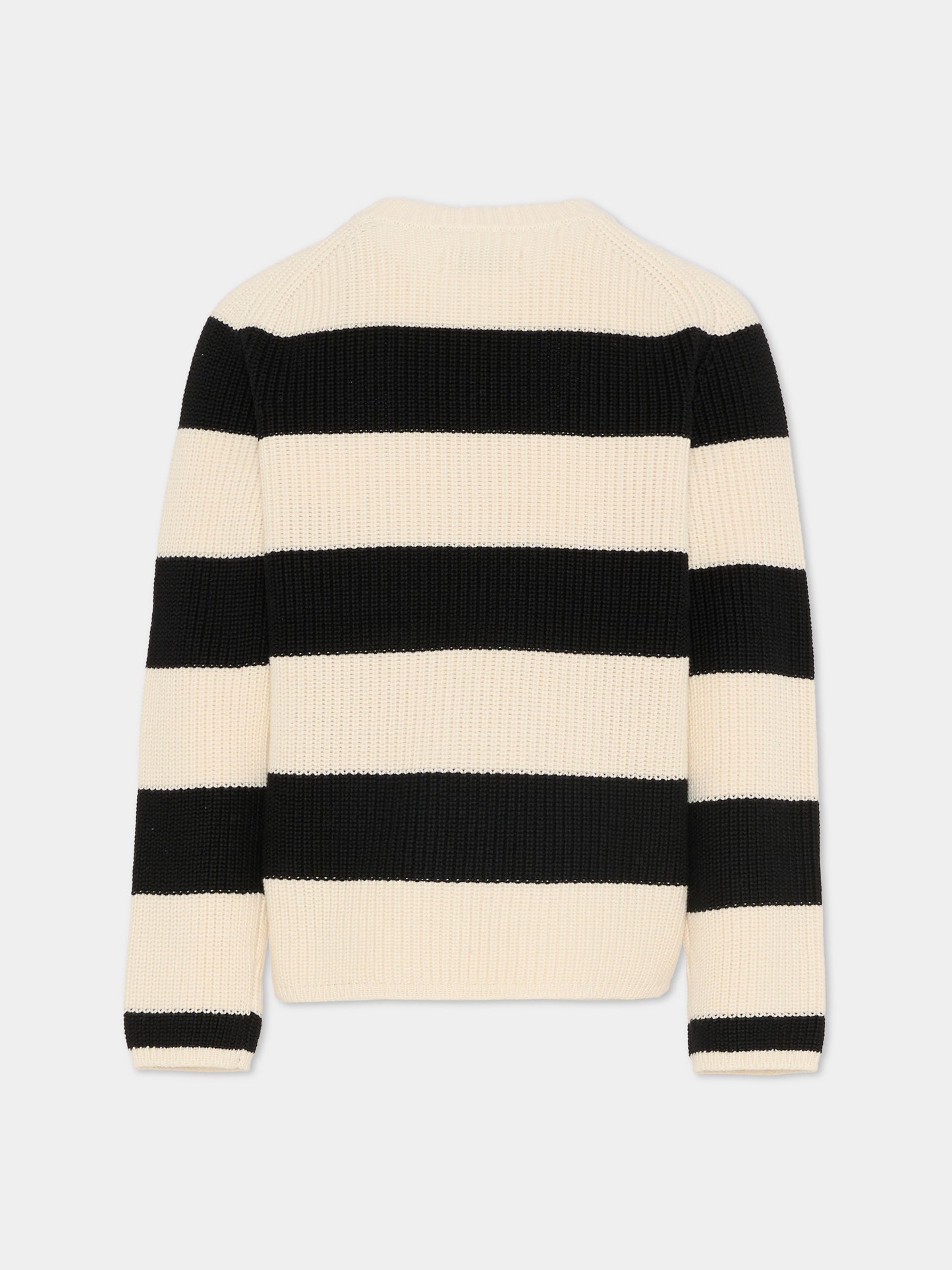 Maglione avorio per bambino con logo ricamato,Zadig & Voltaire Kids,X60597 N70