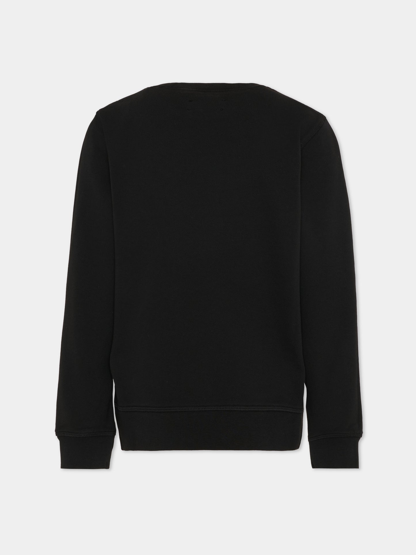 Felpa nera per bambino con logo,Zadig & Voltaire Kids,X60600 09B