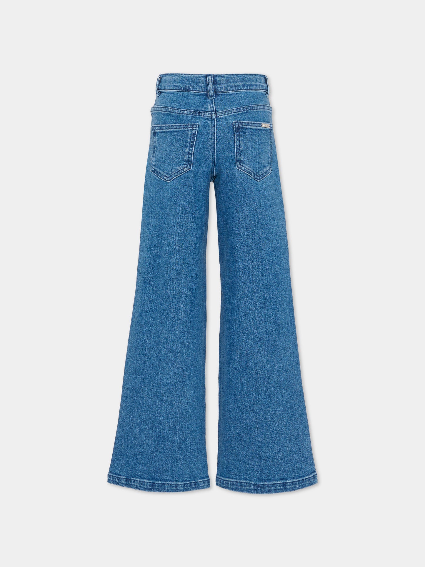 Jeans denim per bambina con borchie,Michael Kors,R30578 Z10