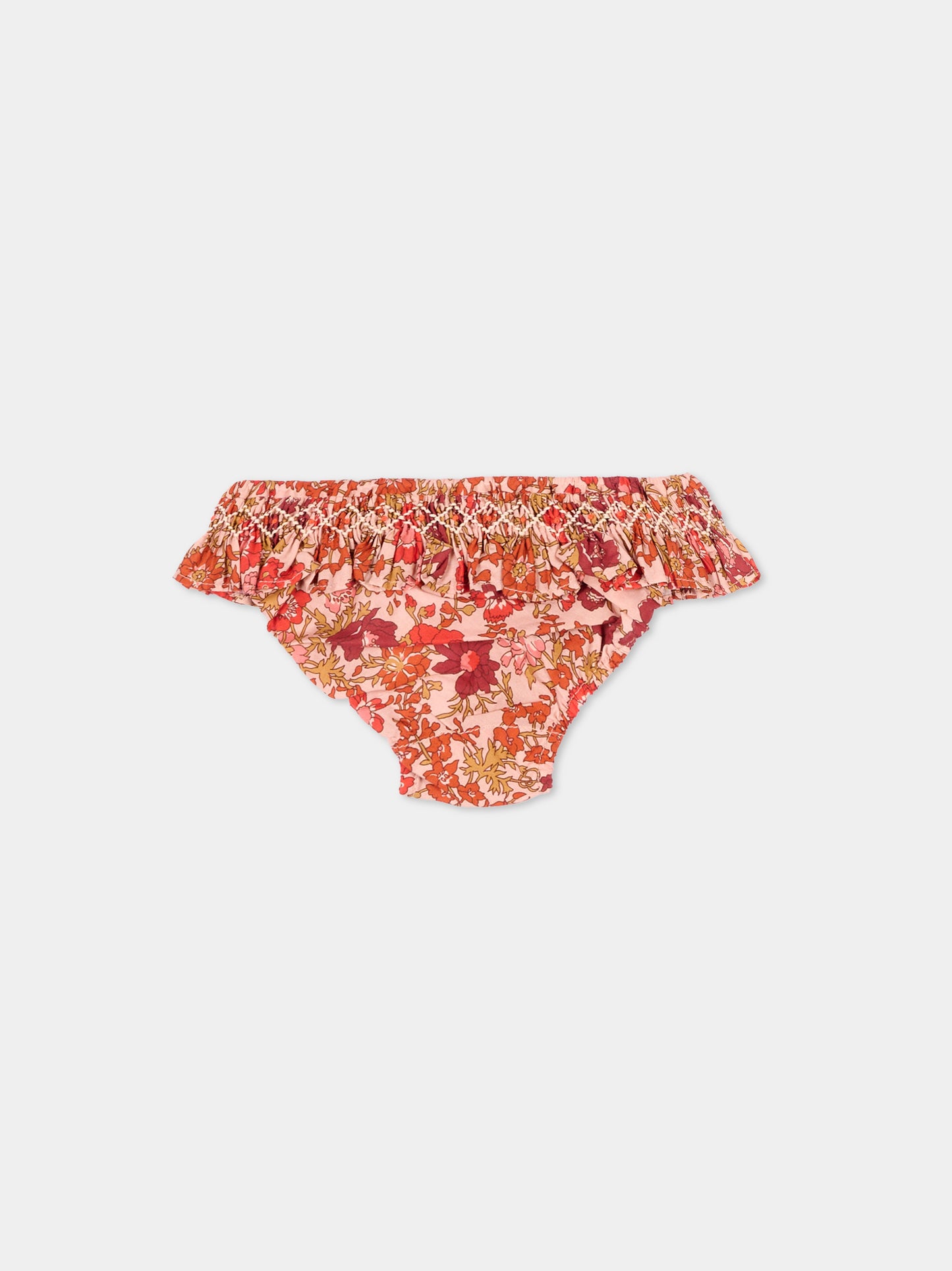 Slip bikini multicolor per neonata floreale,Bonpoint,S06XSSW00002 520