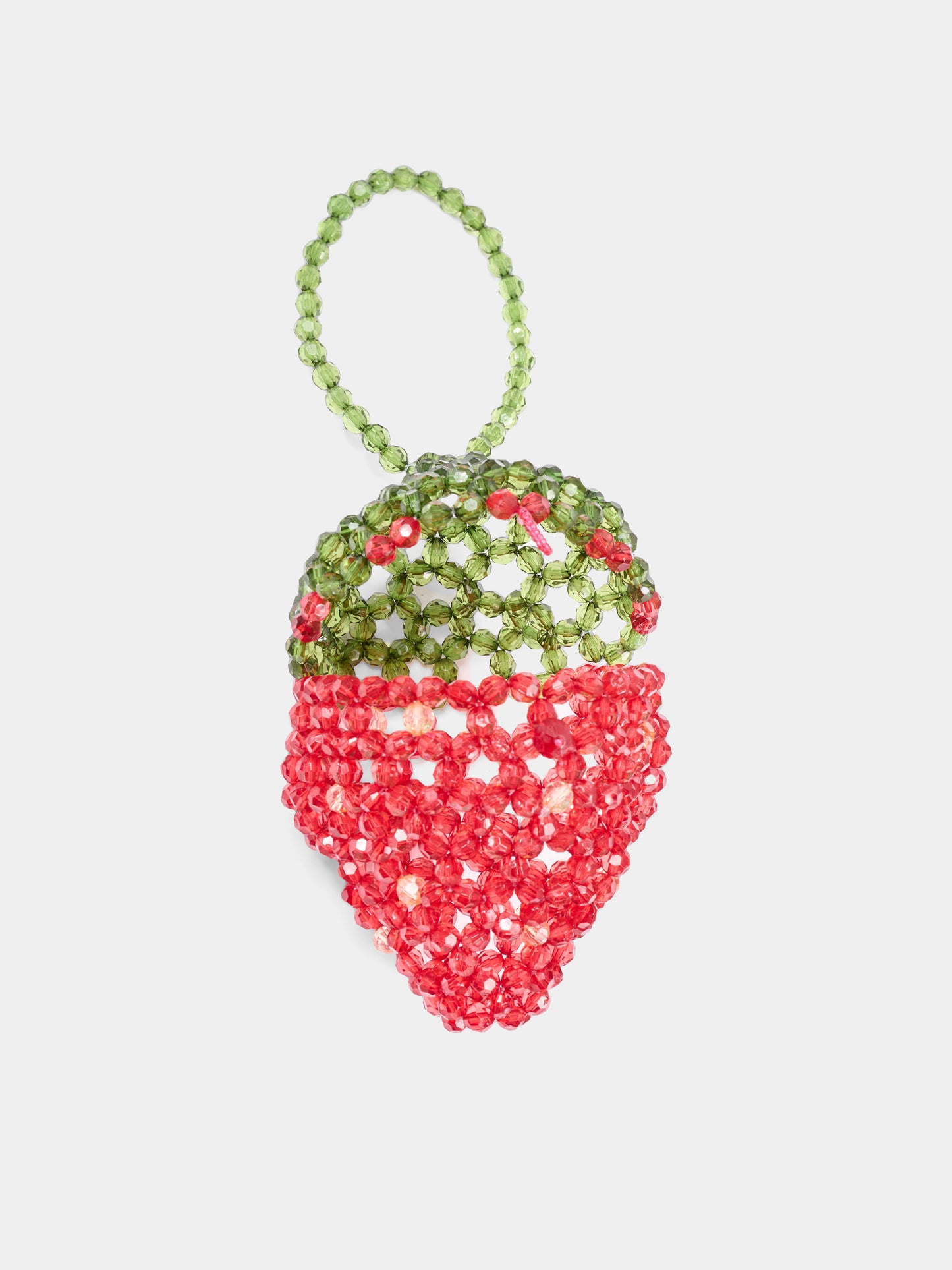 Elegant red bag for girl Strawberry
