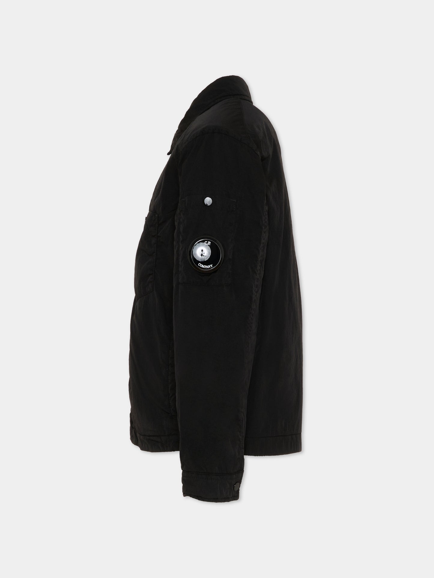 Giubbotto nero per bambino con lente,C. P. Company,CUS01T-L3C00 60100