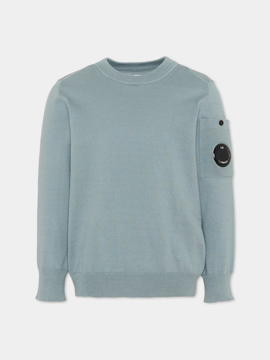 Maglione blu per bambino con lente,C. P. Company,CUW00O-LHE83 42210