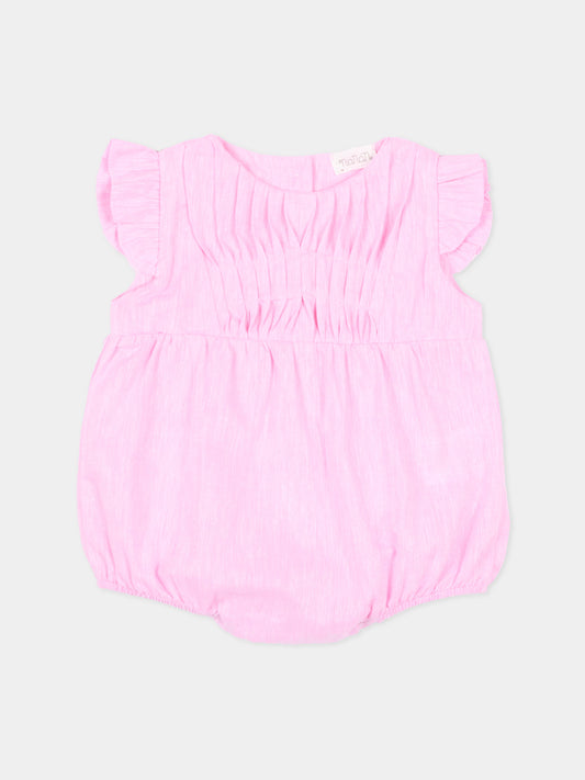Pagliaccetto rosa per neonata,Nanán,E26507R
