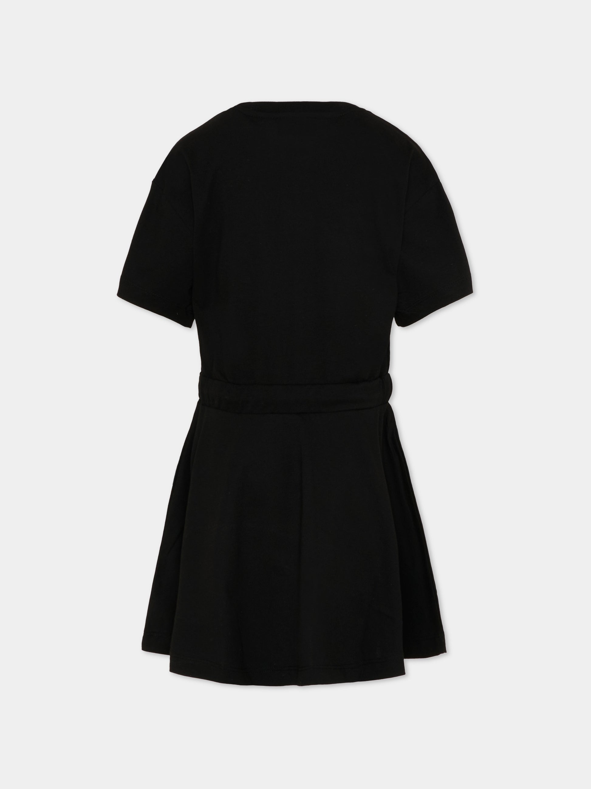 Vestito nero per bambina con orsetto,Barrow,S6BKJGDR024 110