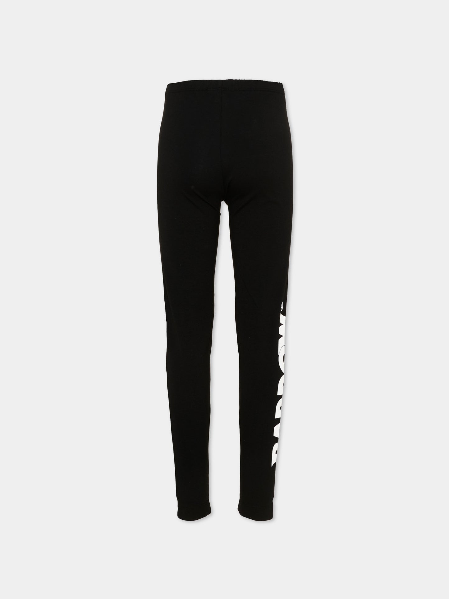 Leggings neri Barrow per bambina con logo,Barrow,S6BKJGLG014 110