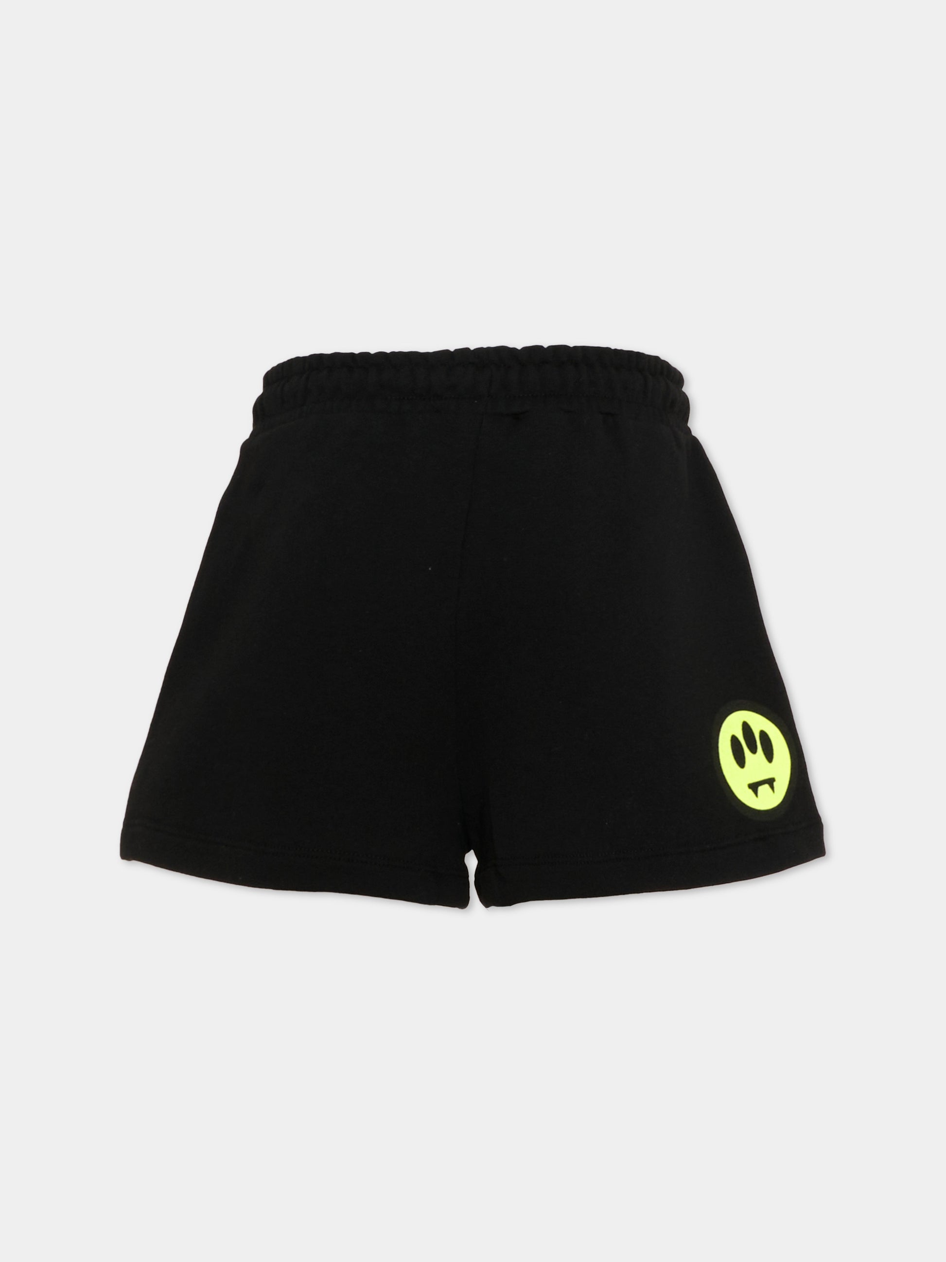 Shorts sportivi neri Barrow per bambina,Barrow,S6BKJGSH185 110