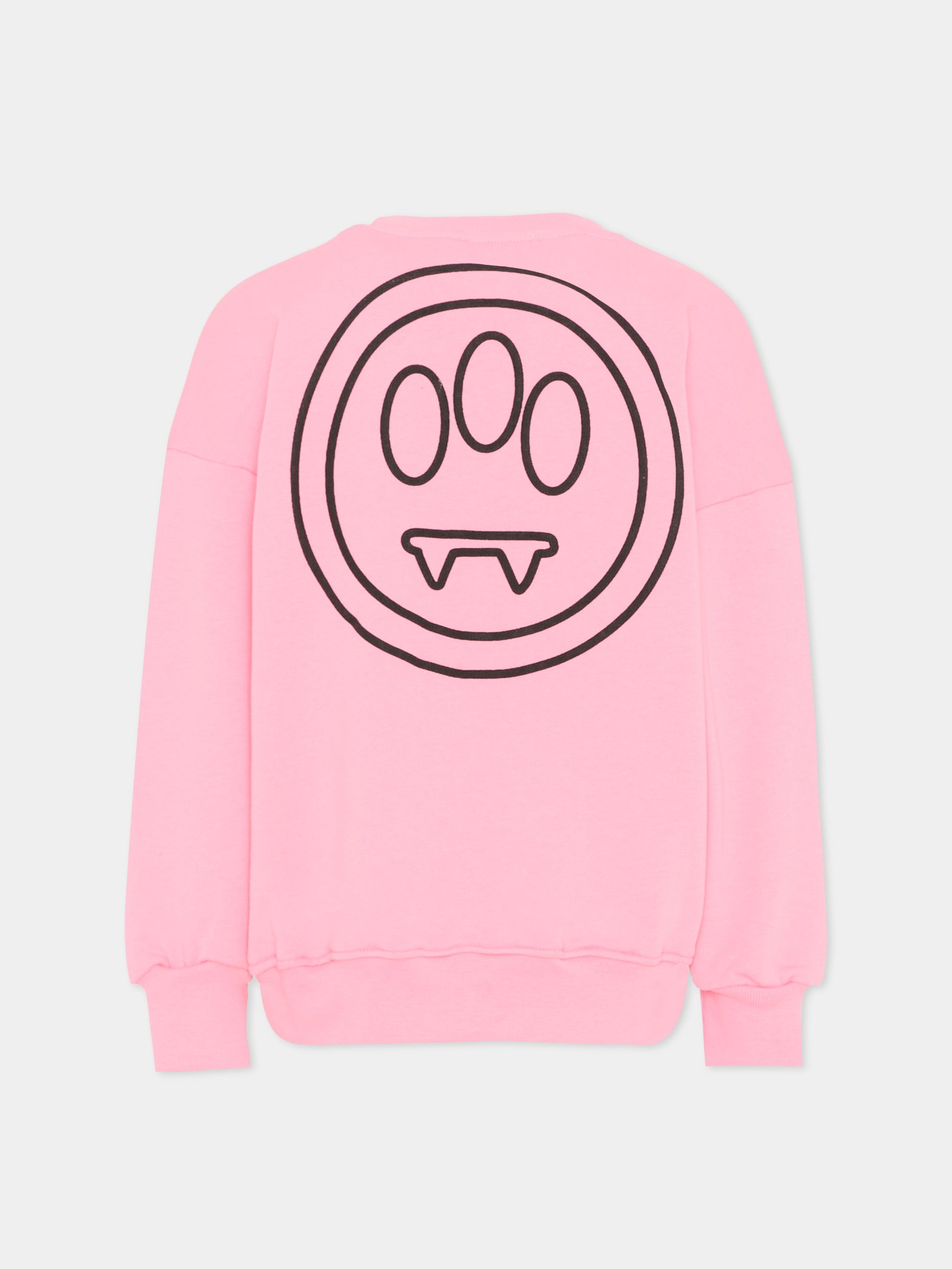 Felpa rosa Barrow per bambina logo,Barrow,S6BKJUSW016 BW311