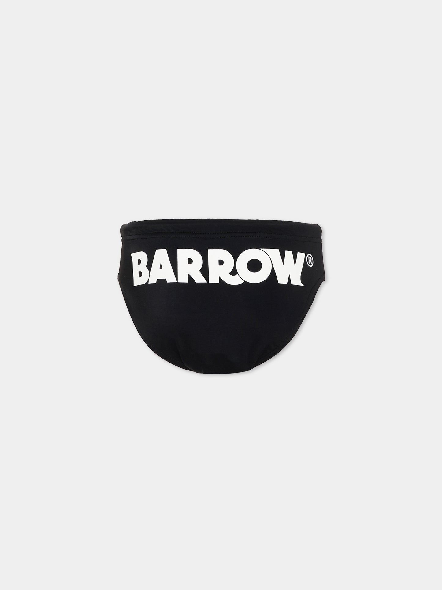 Slip mare nero per bambino con logo,Barrow,S6BKJBSS224 110