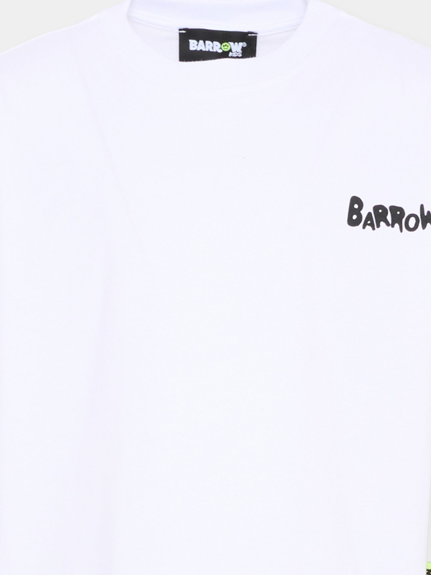 T-Shirt bianca per bambini con logo,Barrow,S6BKJUTH008 002