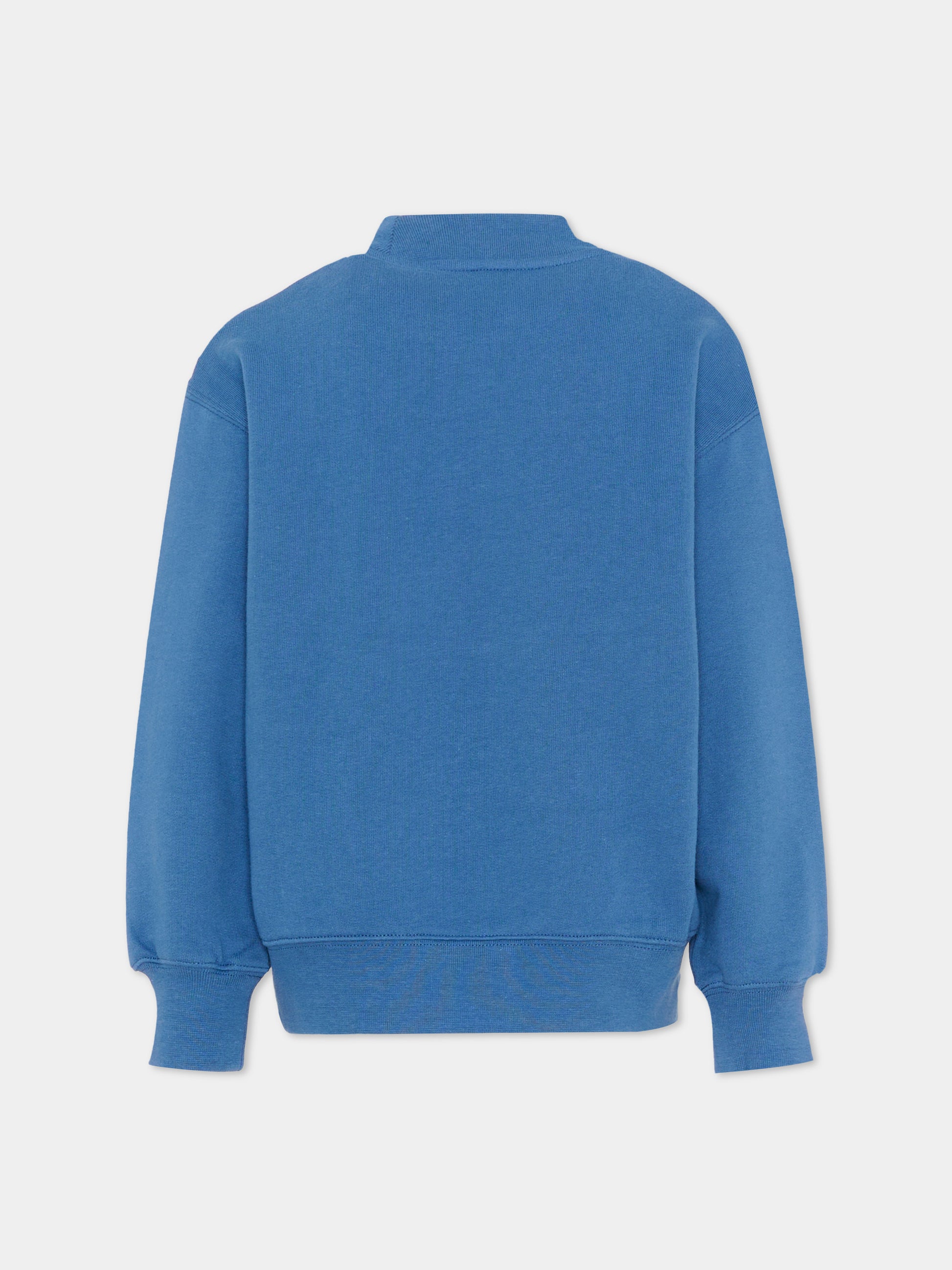 Felpa blu Palm Angels per bambini,Palm Angels,PBBA012S26FLE001 060