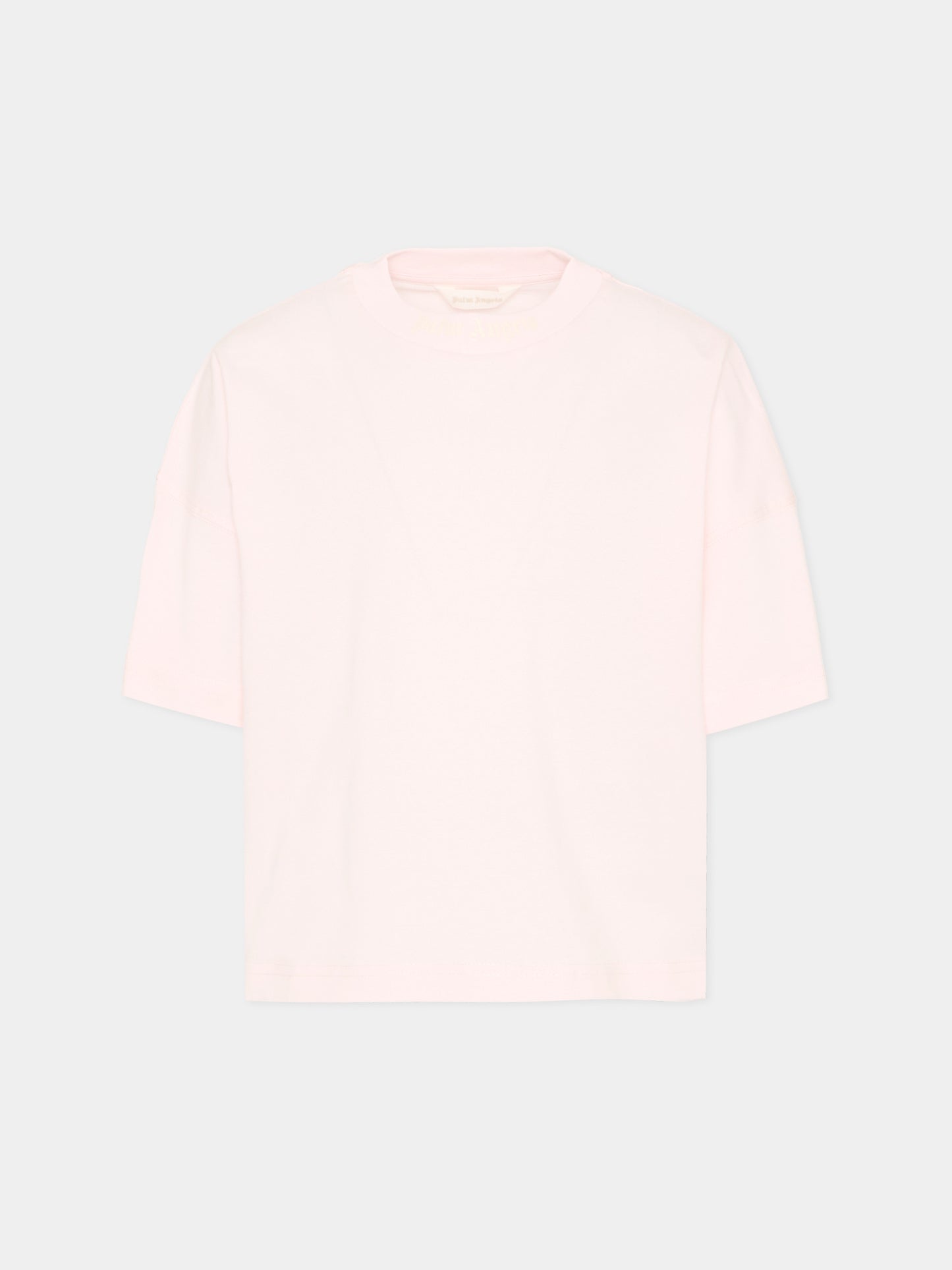 T-Shirt rosa per bambina con logo,Palm Angels,PGAA001S26JER001 042