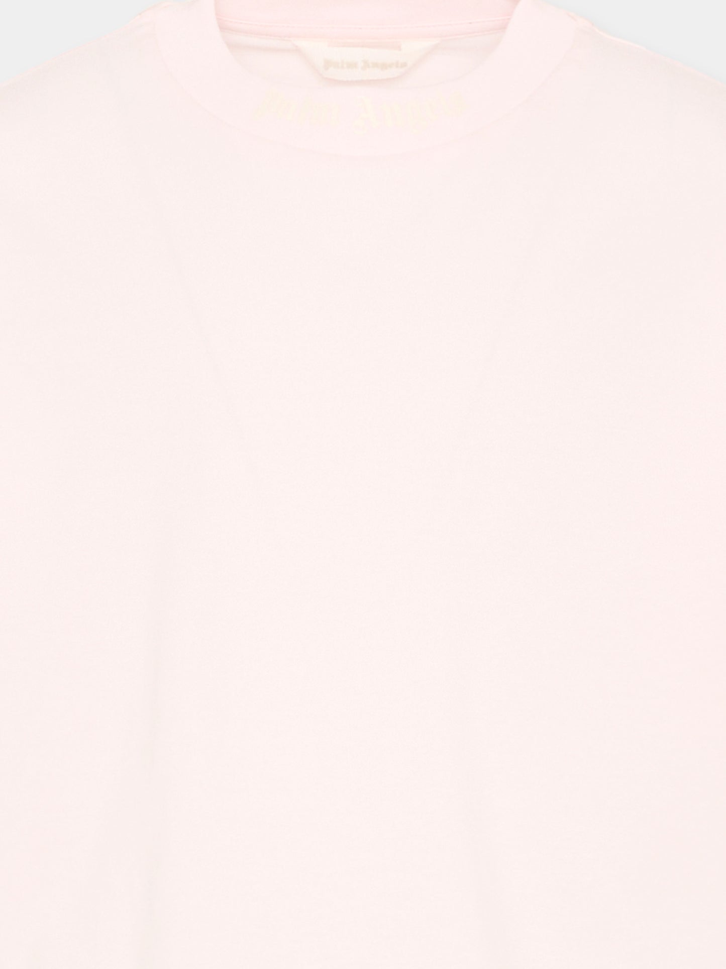 T-Shirt rosa per bambina con logo,Palm Angels,PGAA001S26JER001 042