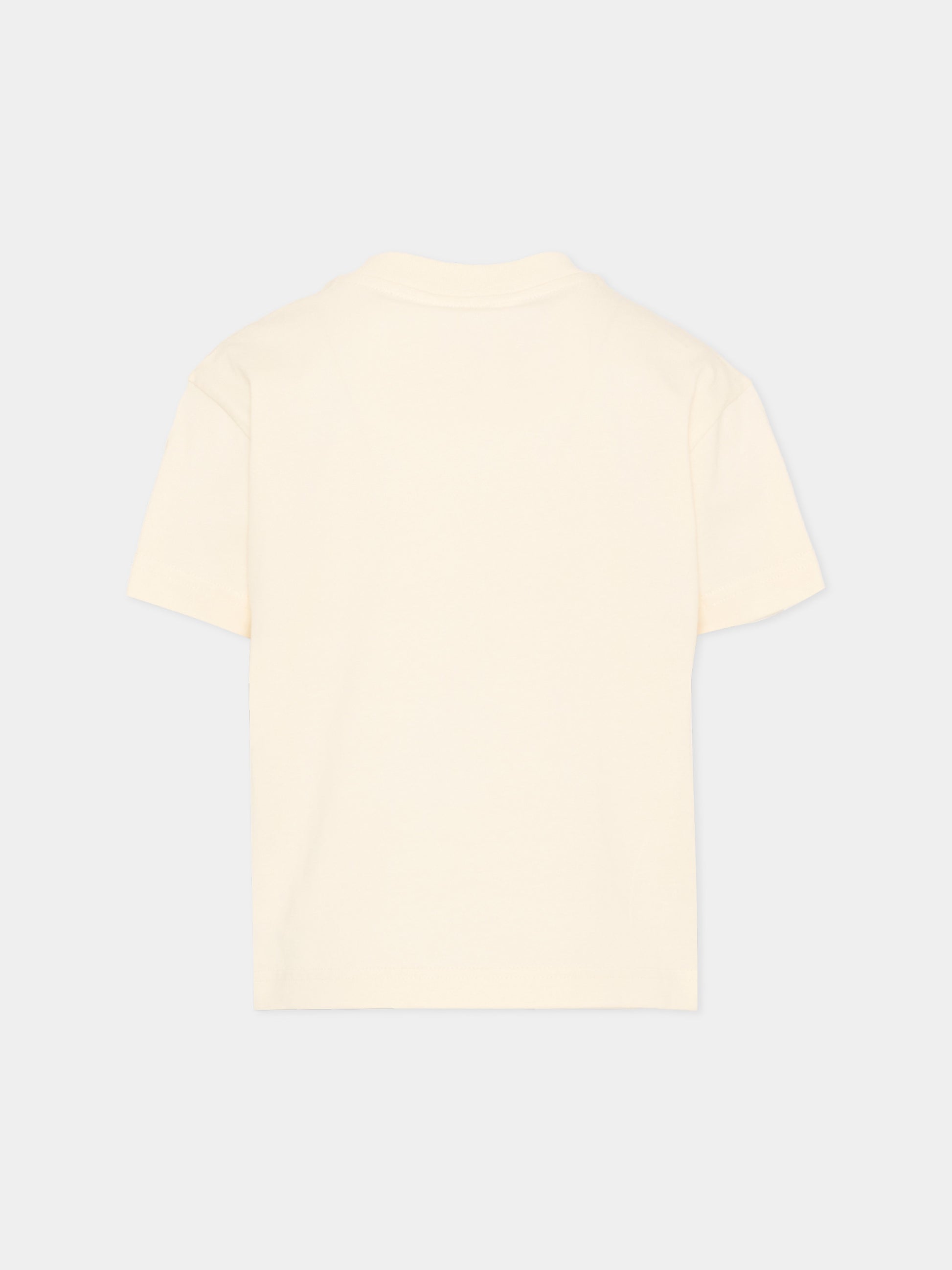 T-Shirt avorio per bambina con Teddy Bear,Palm Angels,PGAA002S26JER001 002