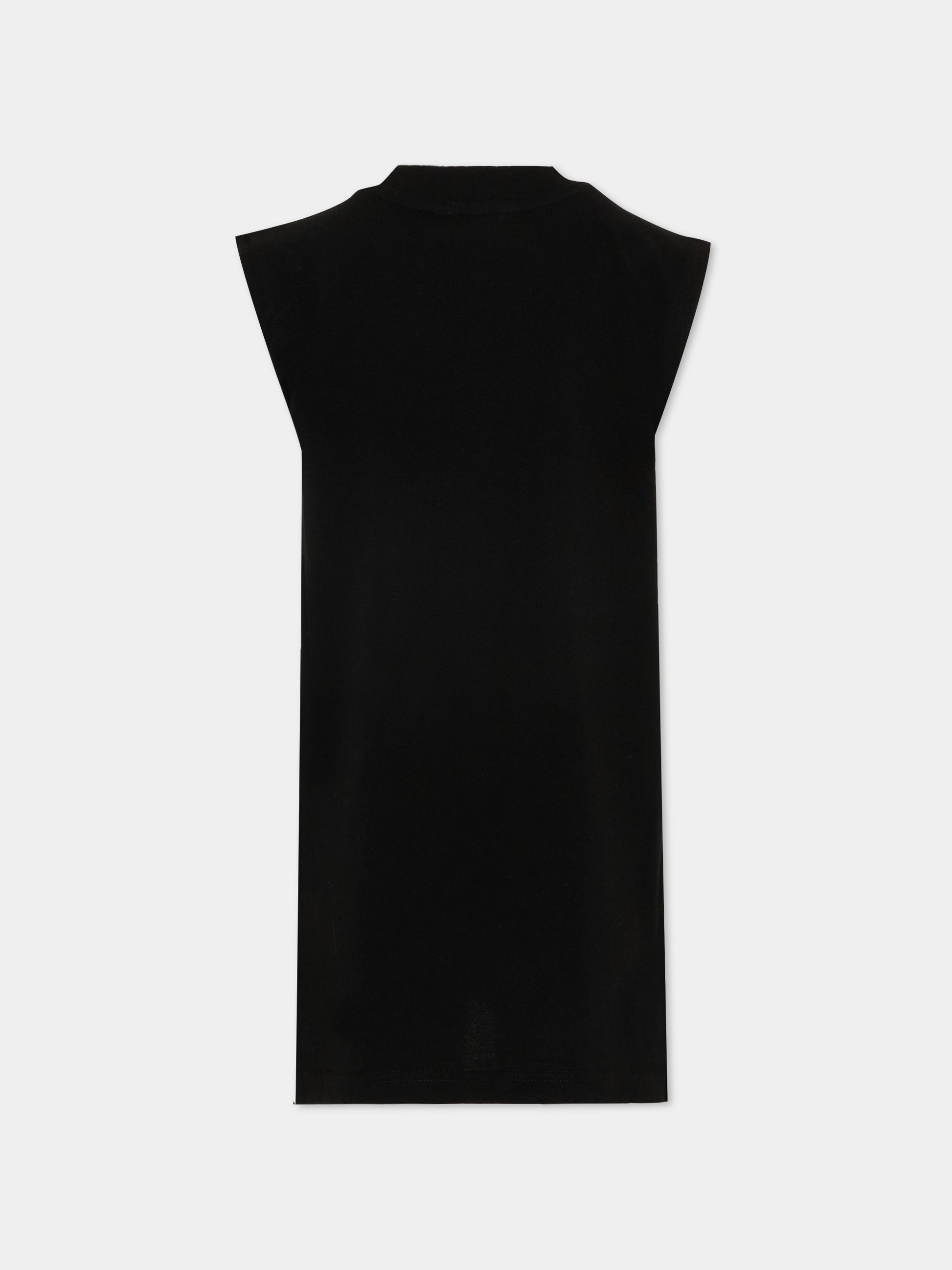 Vestito nero per bambina con Teddy Bear,Palm Angels,PGDH003S26JER001 110