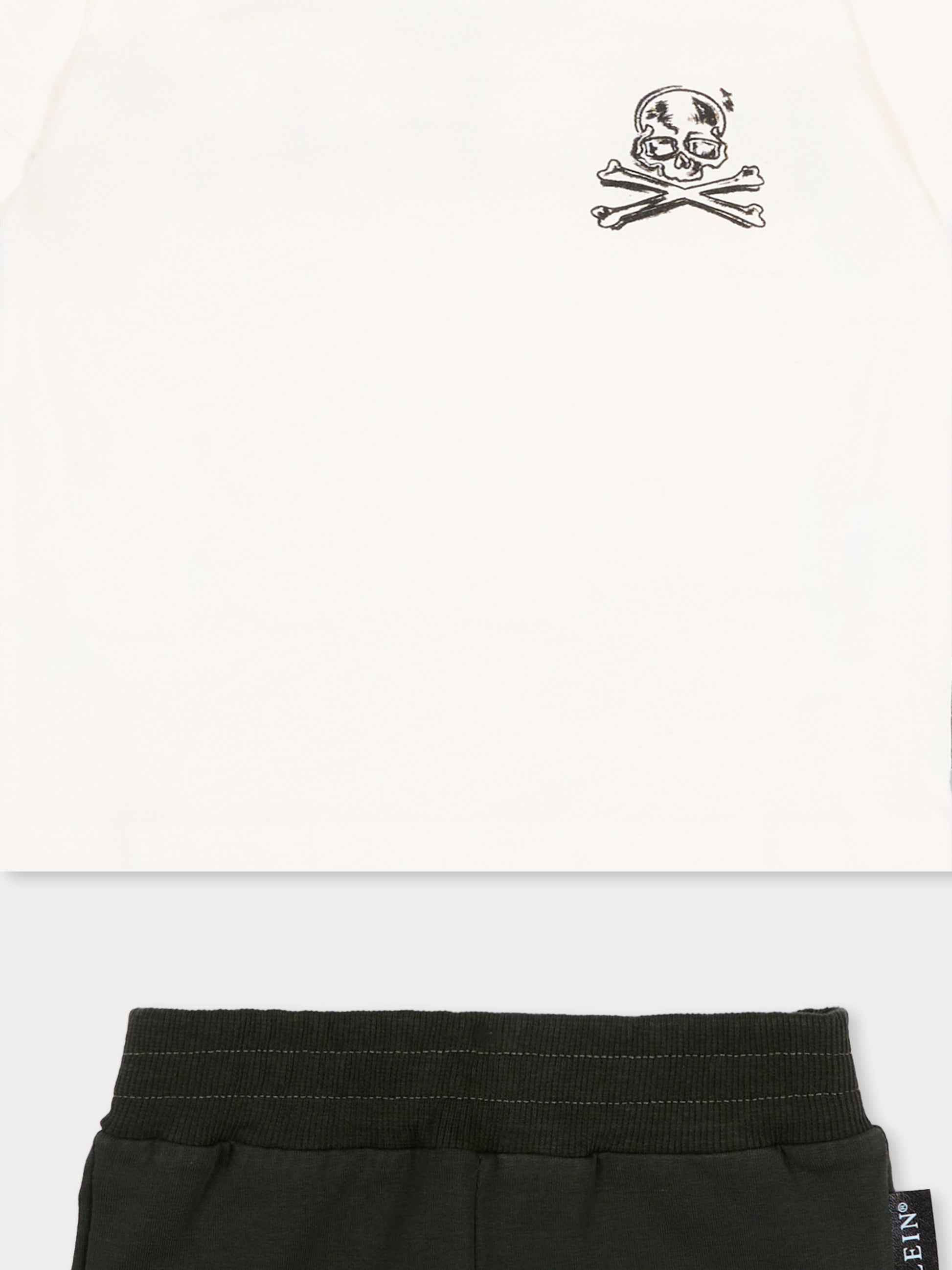 Completo sportivo multicolor per neonato con logo,Philipp Plein Junior,S6PHNBTS135 002/39