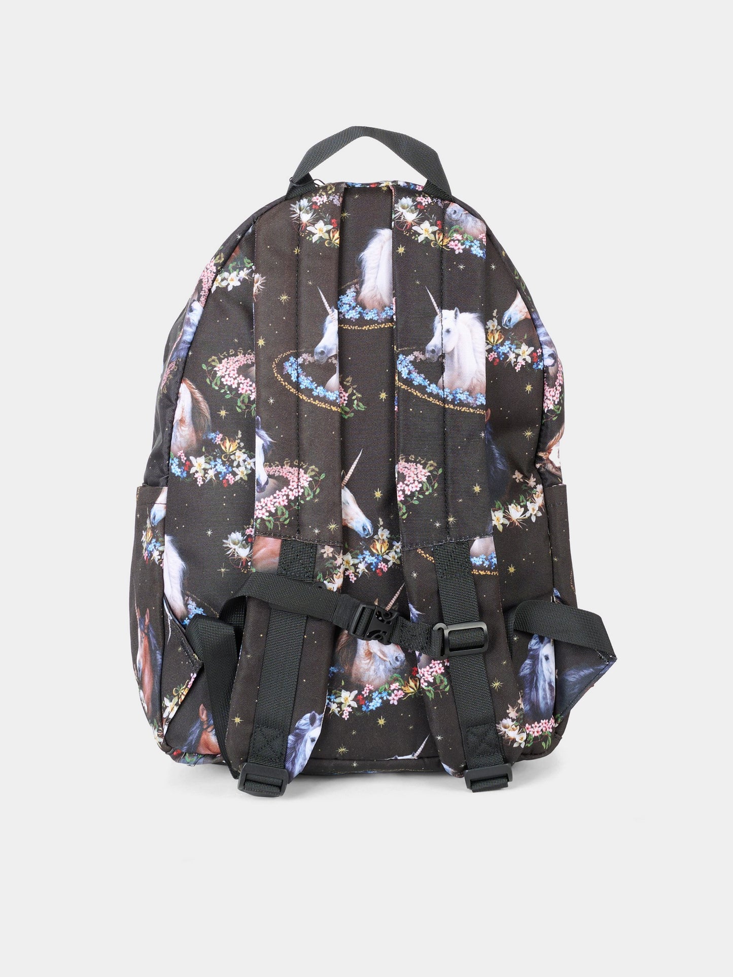 Zaino Mio nero per bambini con unicorno all over,Molo,7W25V201 9383