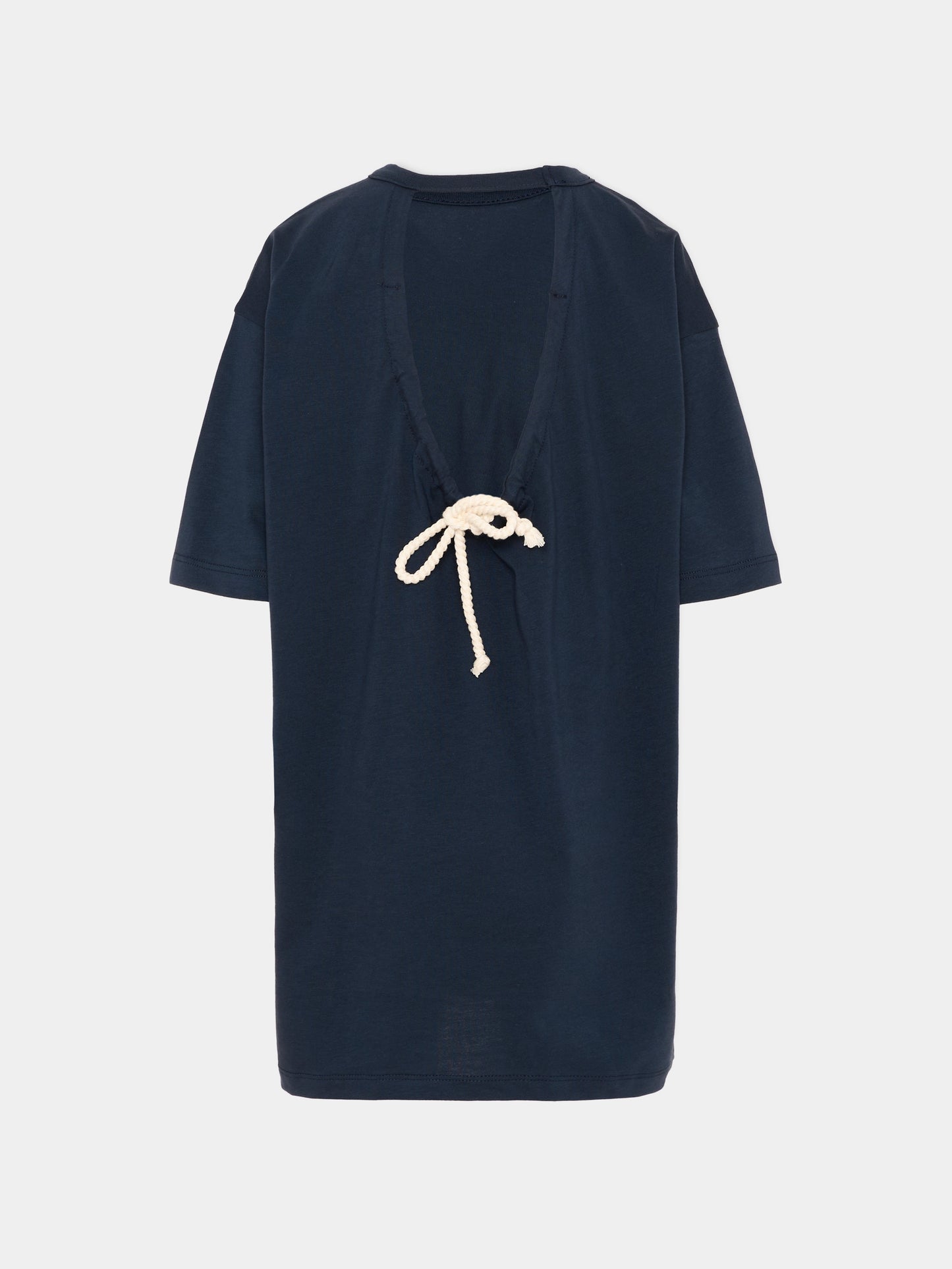 Vestito blu per bambina con logo,Msgm Kids,S6MSJGDR169 MS072