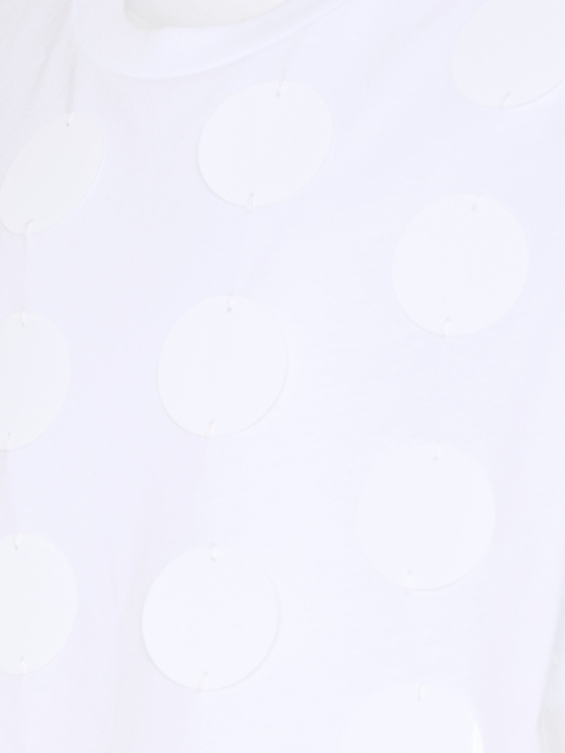 T-Shirt bianca per bambina con paillettes,Msgm Kids,S6MSJGTH099 001