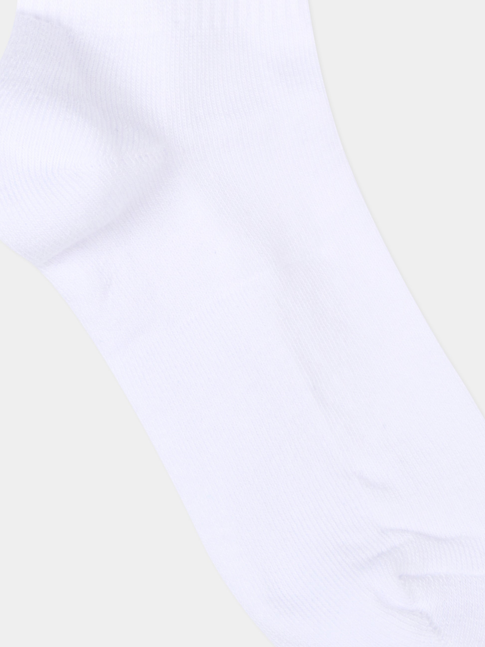 Calzini bianchi per bambini con logo,Msgm Kids,S6MSJUSO231 001/81