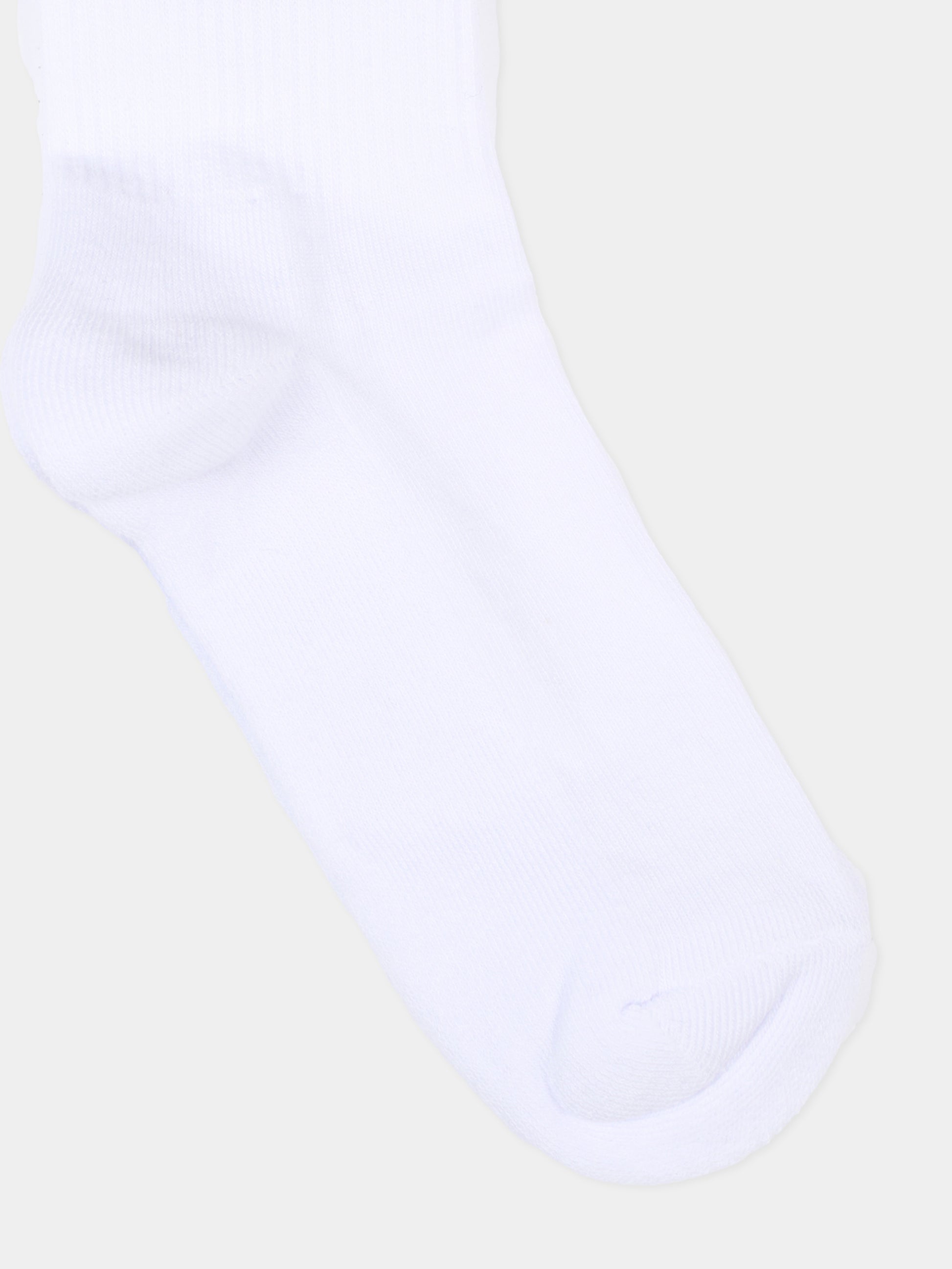 Calzini bianchi per bambini con logo,Msgm Kids,S6MSJUSO231 001/01