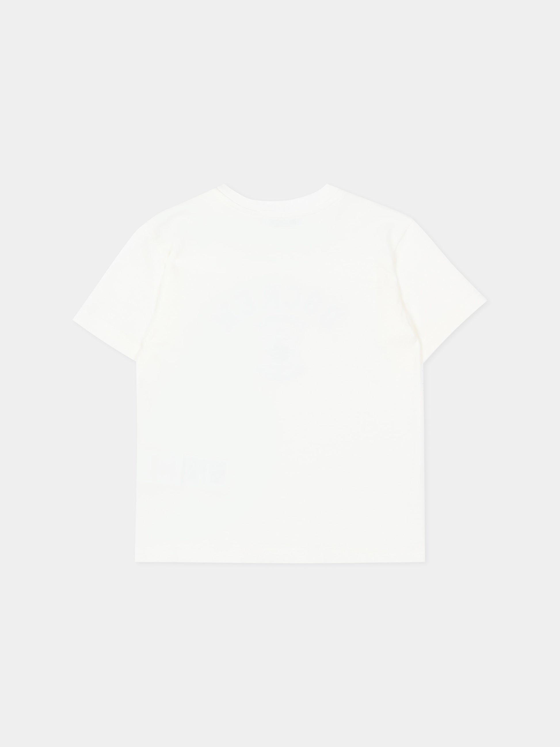 T-Shirt bianca per neonato con logo,Dolce & Gabbana Kids,L1JTEY G7PUD W0111