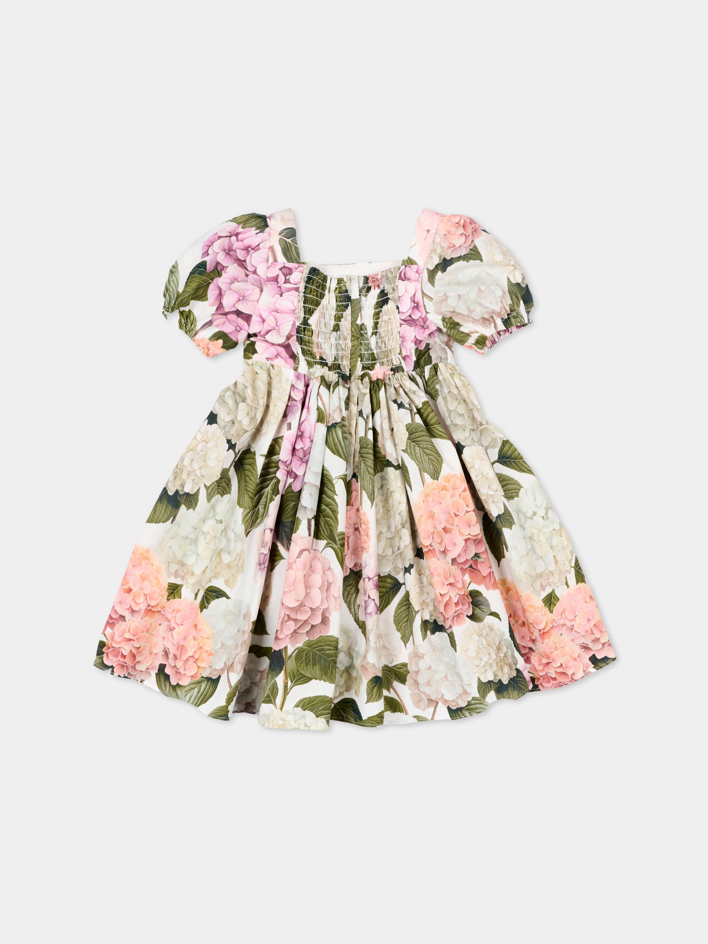 Abito multicolor per neonata floreale,Dolce & Gabbana Kids,L24DF4 HS5UG HA5XG