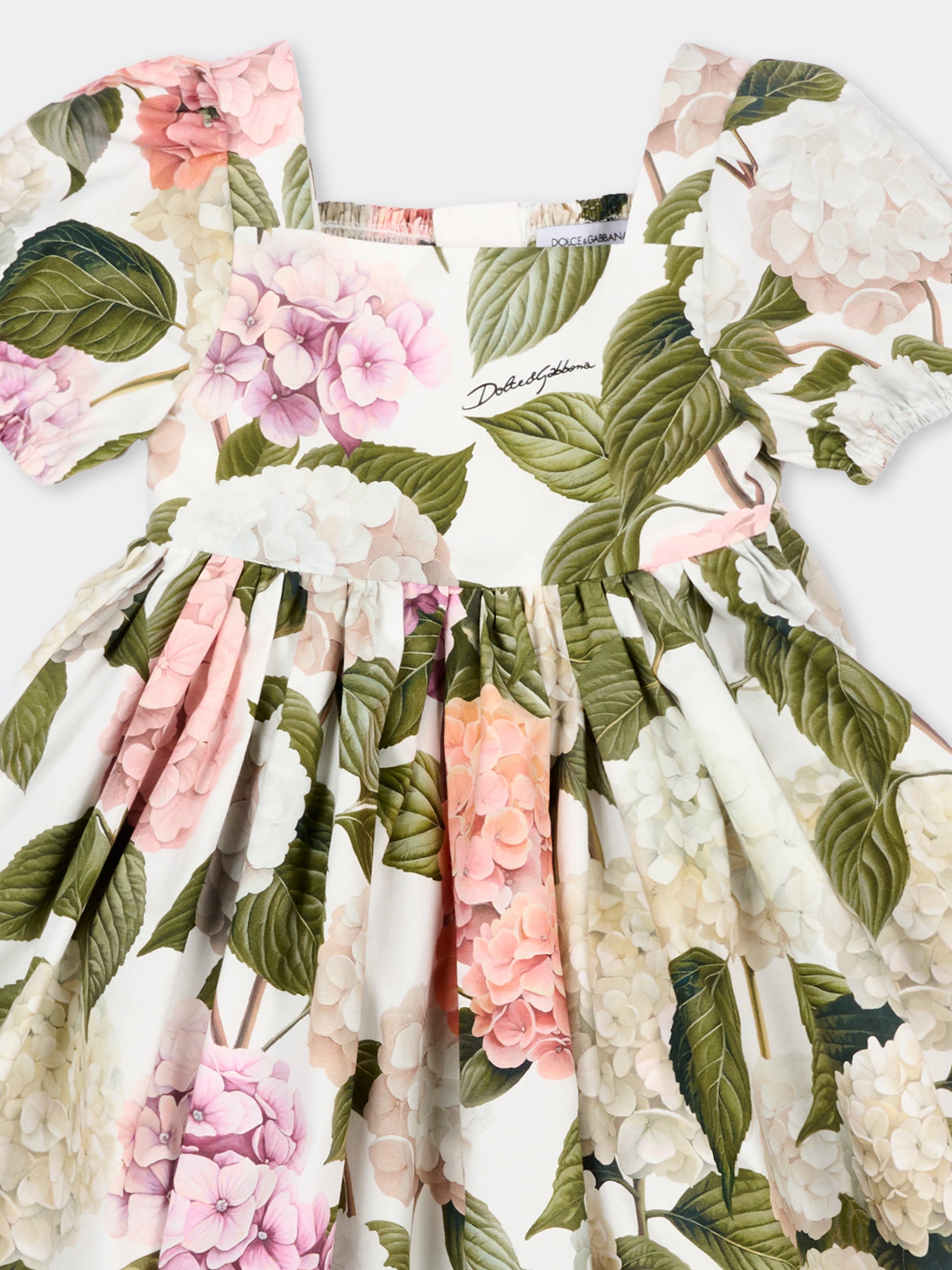 Abito multicolor per neonata floreale,Dolce & Gabbana Kids,L24DF4 HS5UG HA5XG