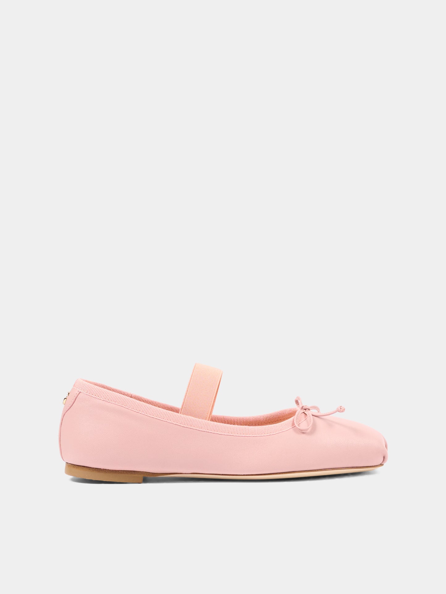 Ballerine rosa per bambina con logo,Dolce & Gabbana Kids,D11395 AX626 84550