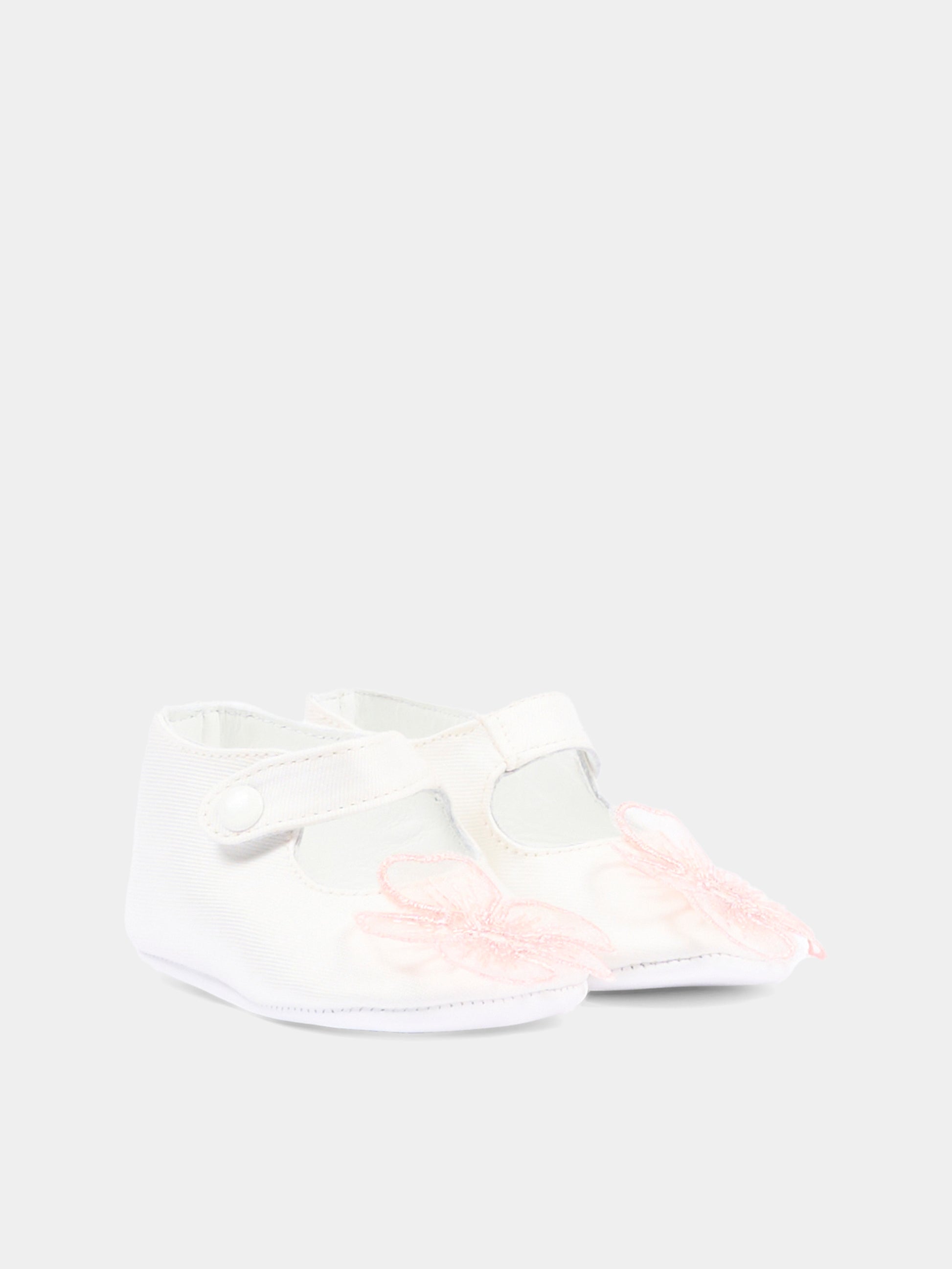 Ballerine avorio per neonata con fiore,Simonetta,SY0016-S0251 102