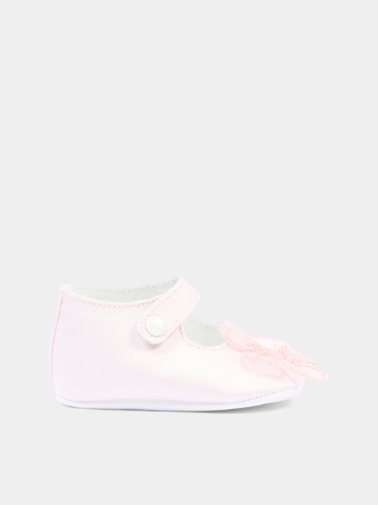 Ballerine rosa per neonata con fiore,Simonetta,SY0016-S0251 515