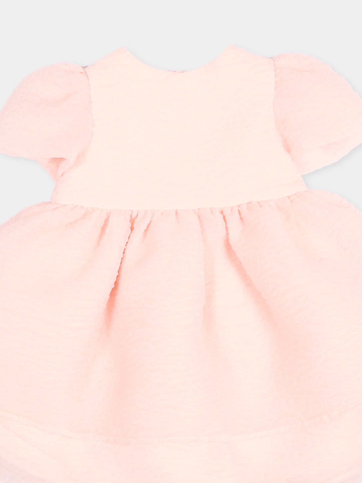 Abito rosa per neonata con culotte,Simonetta,SY1001-O0069 508