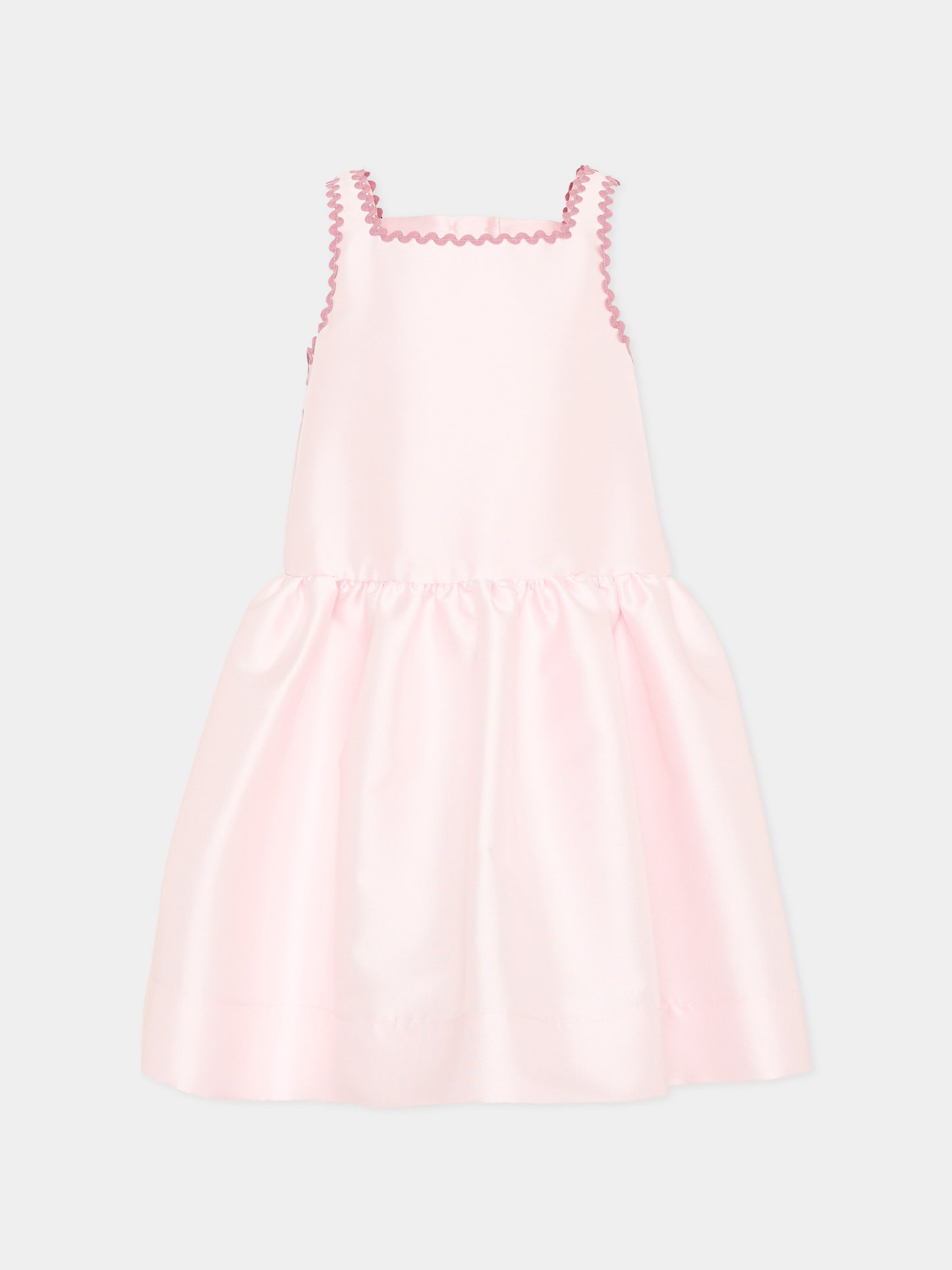 Elegant pink dress for girl