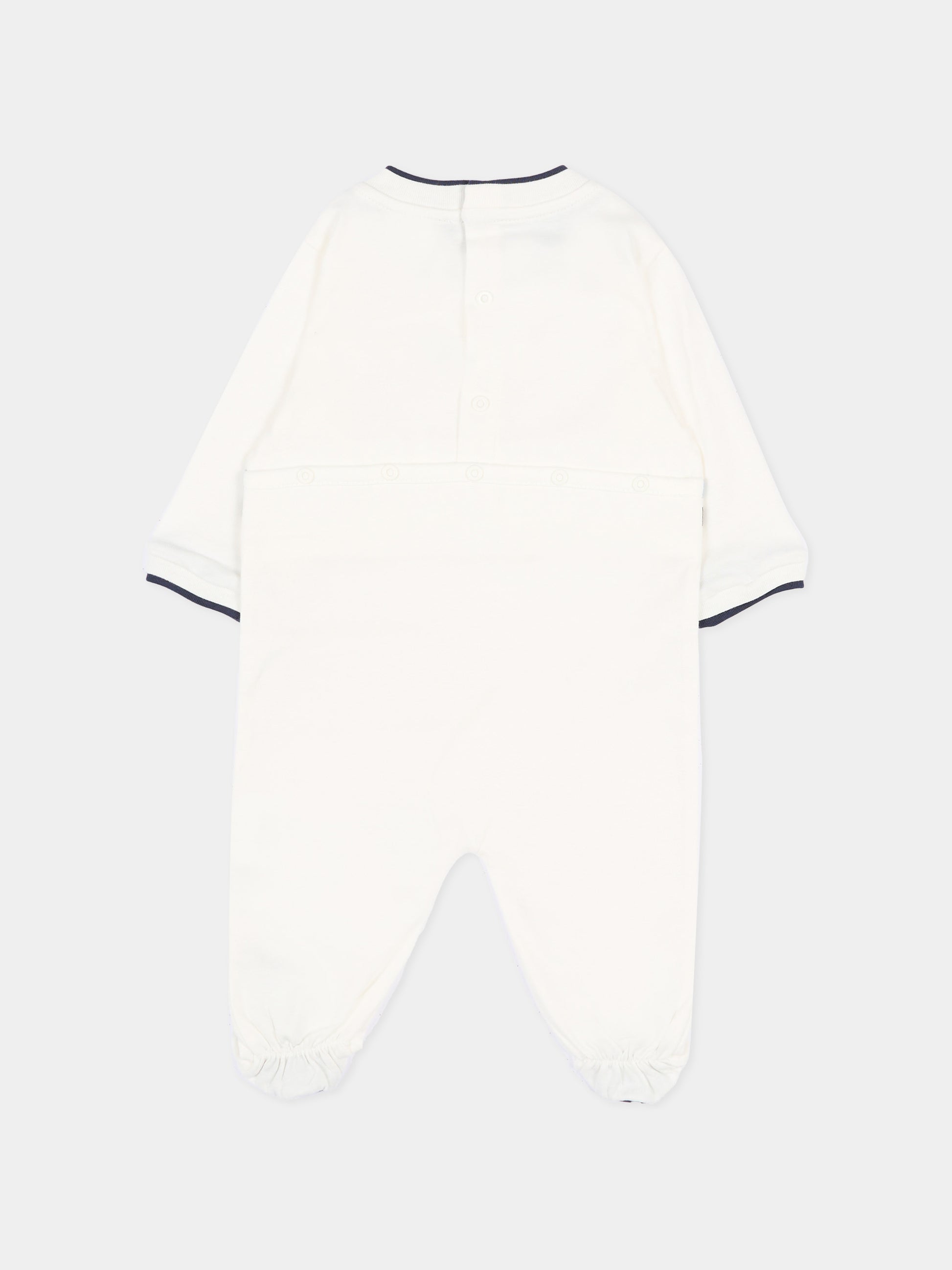 Set tutina avorio per neonato con logo,Fay Kids,FYB510 Z3708 101BL