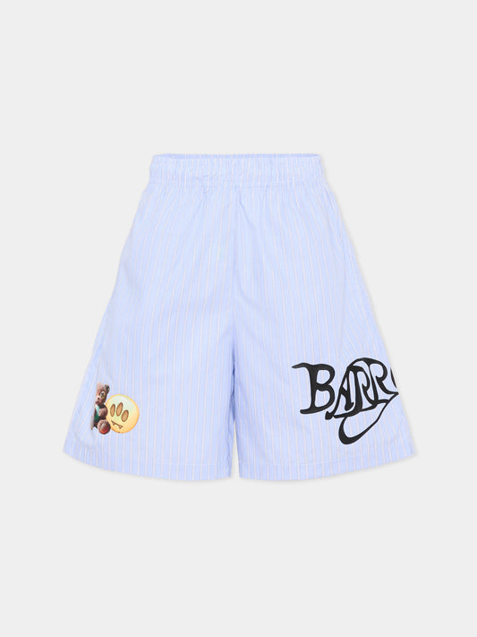 Shorts multicolor per bambino con patch,Barrow,S6BKJUBE068 140