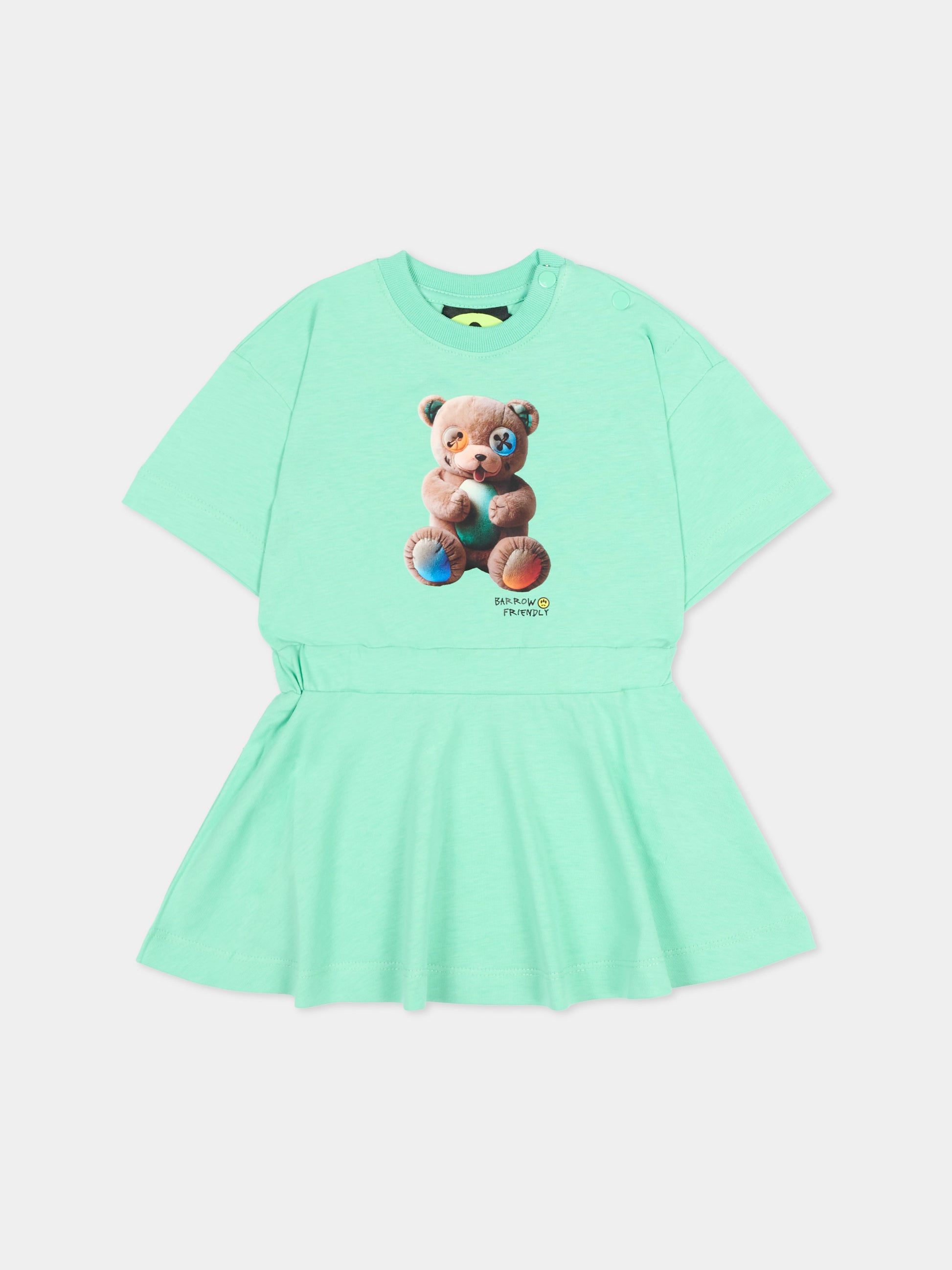 Vestito verde per neonata con Teddy Bear,Barrow,S6BKNGDR206 087