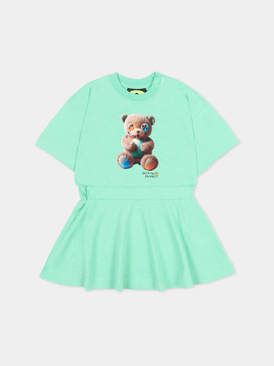 Vestito verde per neonata con Teddy Bear,Barrow,S6BKNGDR206 087
