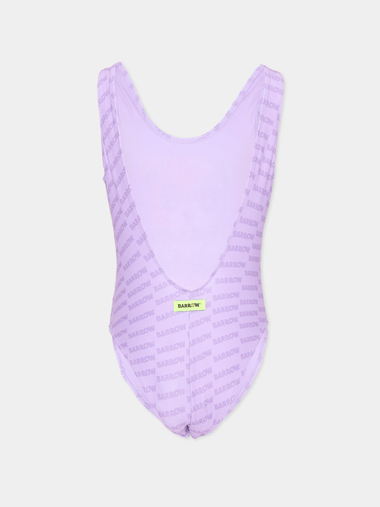 Costume intero lilla per bambina con orsetto,Barrow,S6BKJGSM236 071