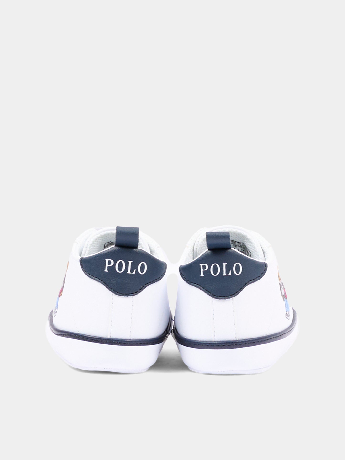 Sneakers bianche Polo Bear per neonati,Ralph Lauren Kids,RL06180101
