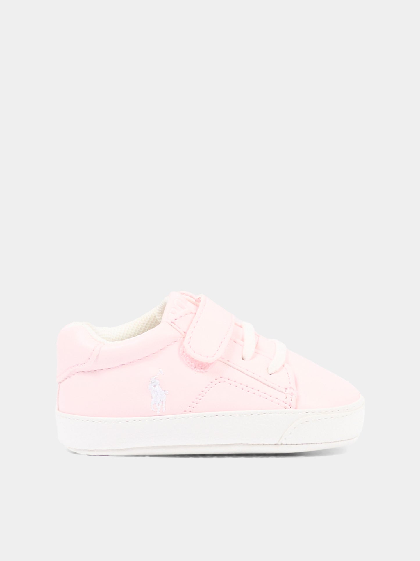 Sneakers rosa per neonata con Polo Pony,Ralph Lauren Kids,RL00298680