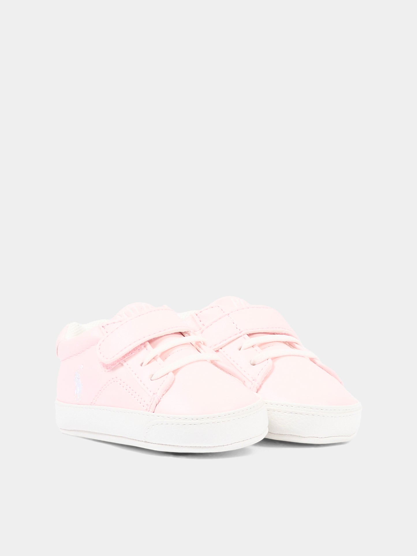 Sneakers rosa per neonata con Polo Pony,Ralph Lauren Kids,RL00298680
