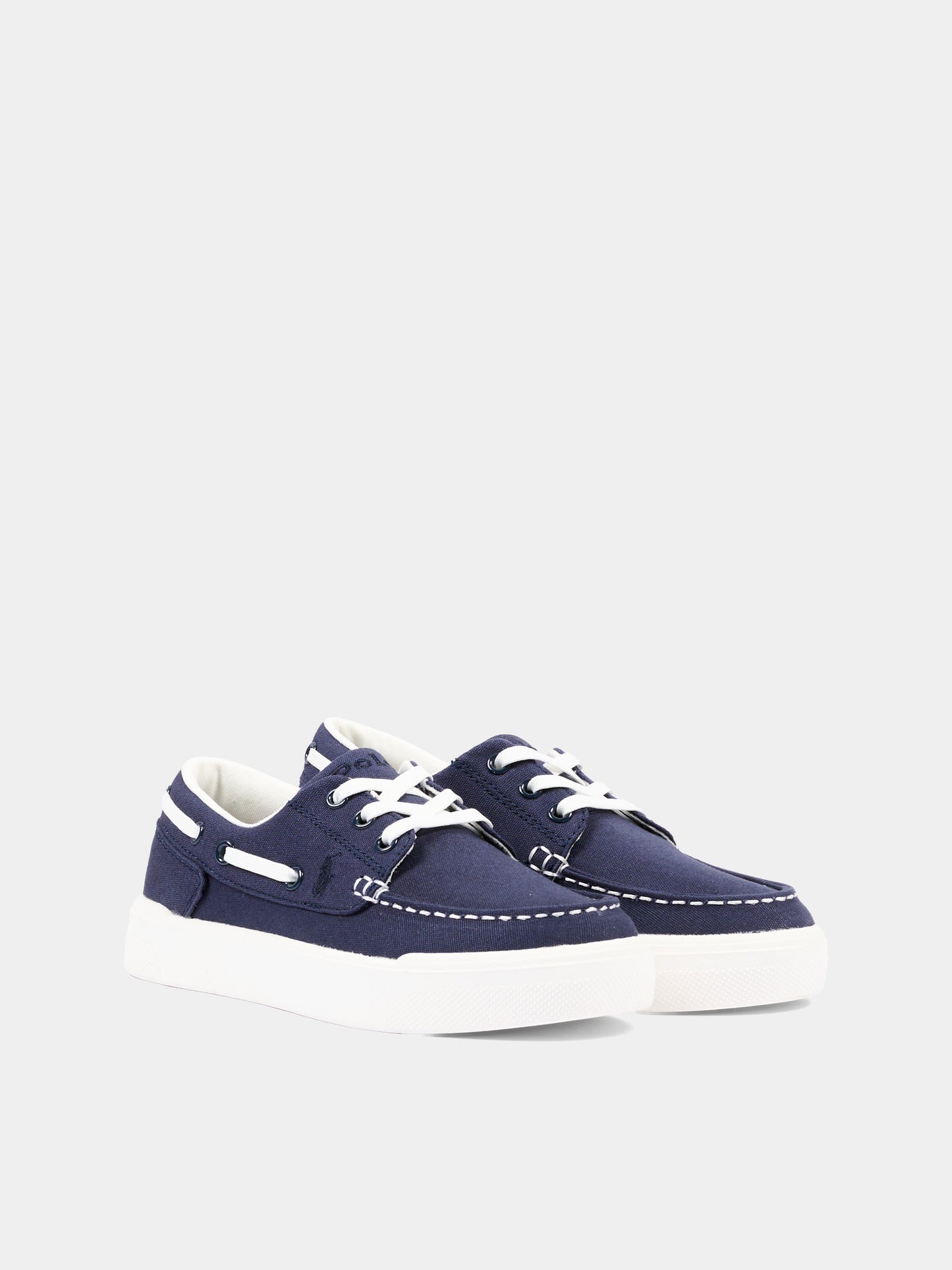 Mocassini blu per bambino con Polo Pony,Ralph Lauren Kids,RL04220410