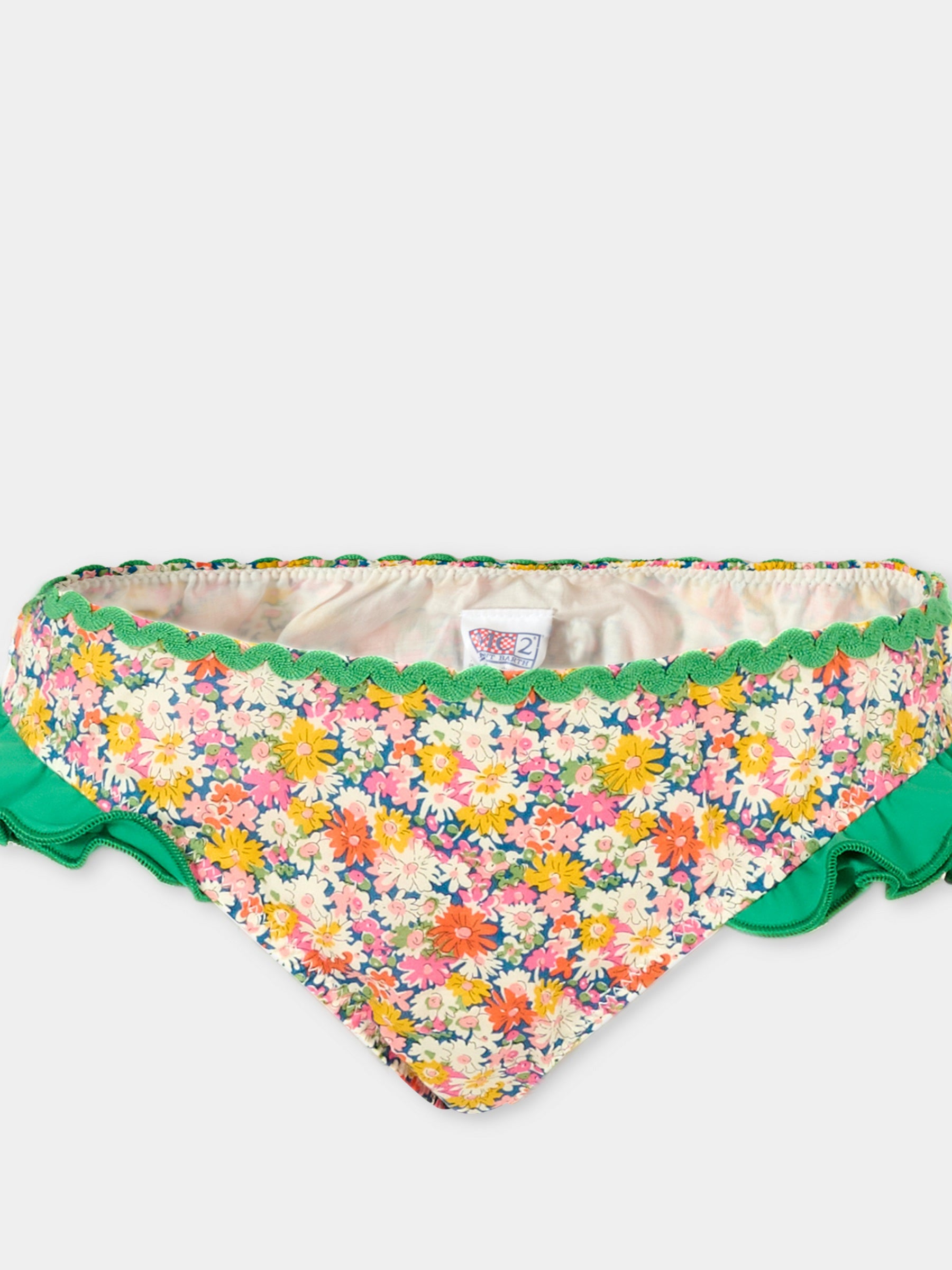 Slip mare  multicolor per bambina con stampa floreale,Mc2 Saint Barth,KELL001 00263B