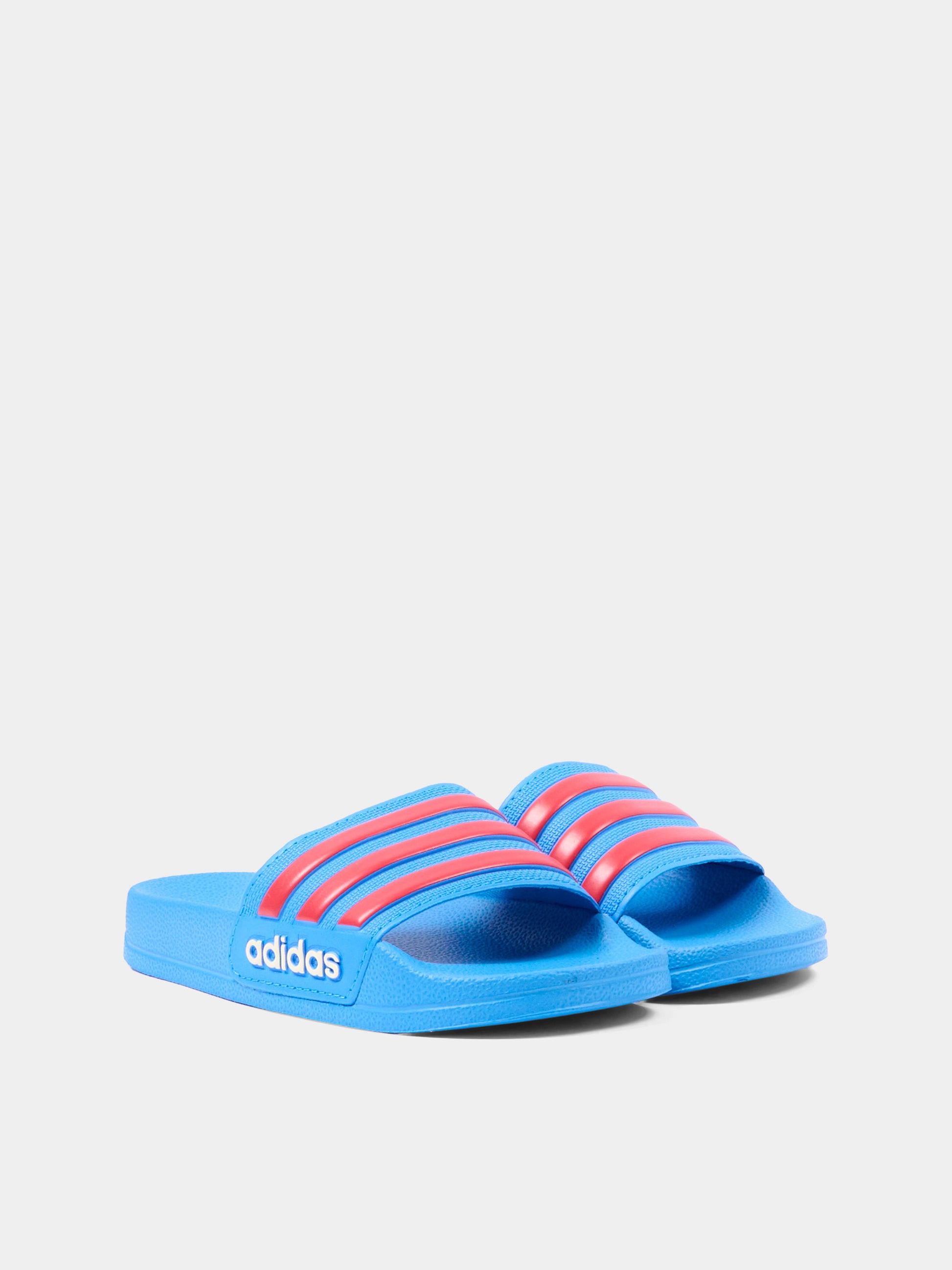 Ciabatte blu Adilette Shower per bambino,Adidas,JS2524