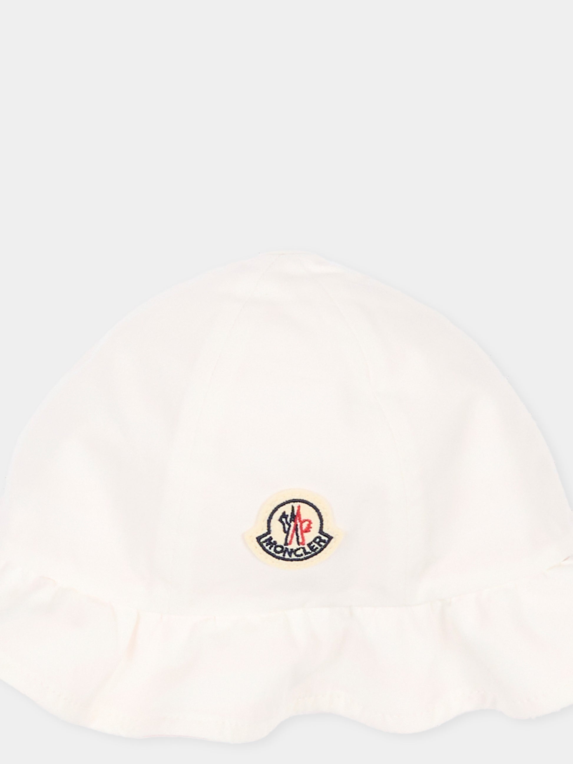 Cloche rosa per neonata reversibile con logo,Moncler Kids,L1951 3B00007 M9773 P05