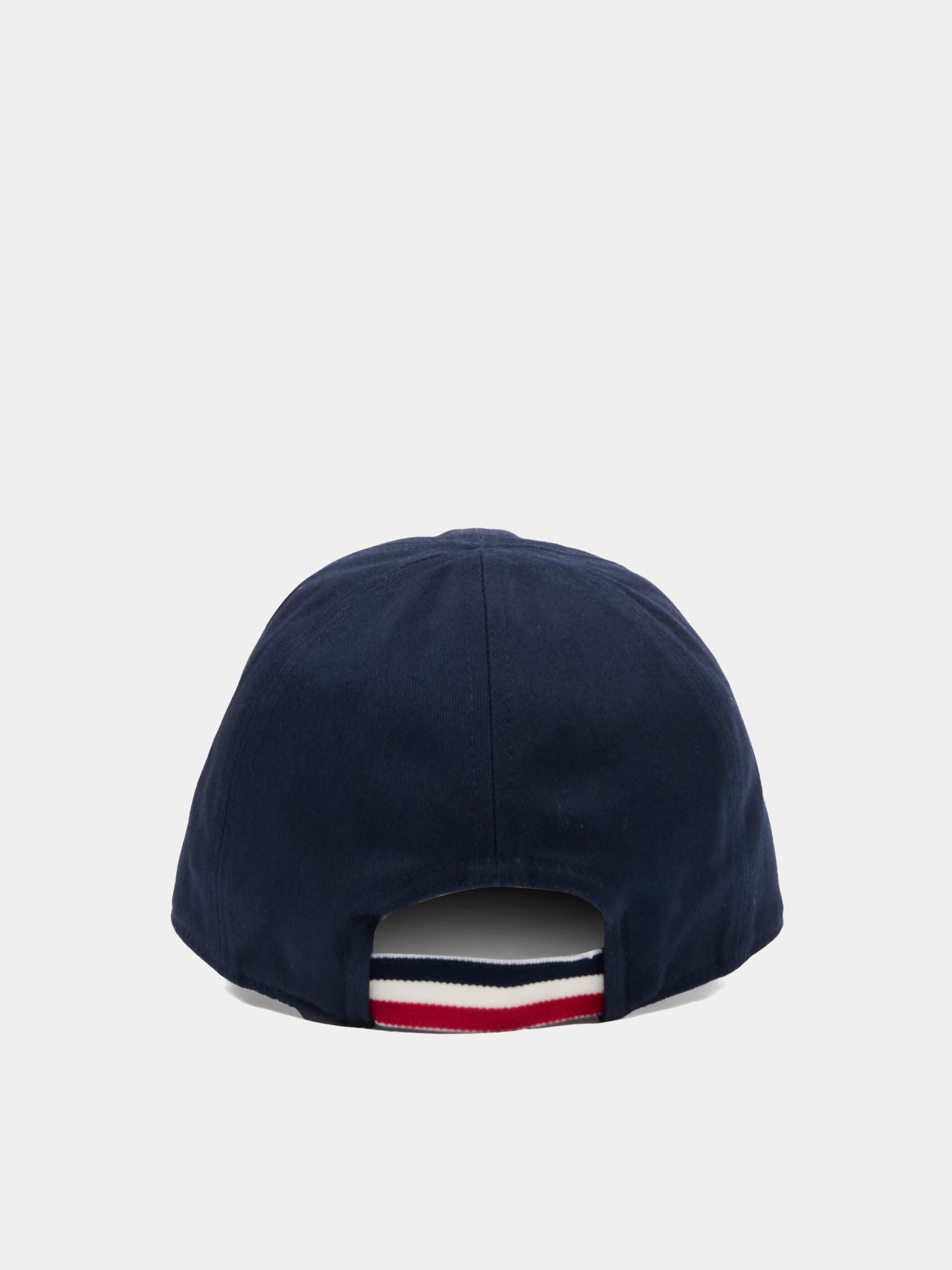 Cappello blu per neonati con logo,Moncler Kids,L1951 3B00008 04863 742