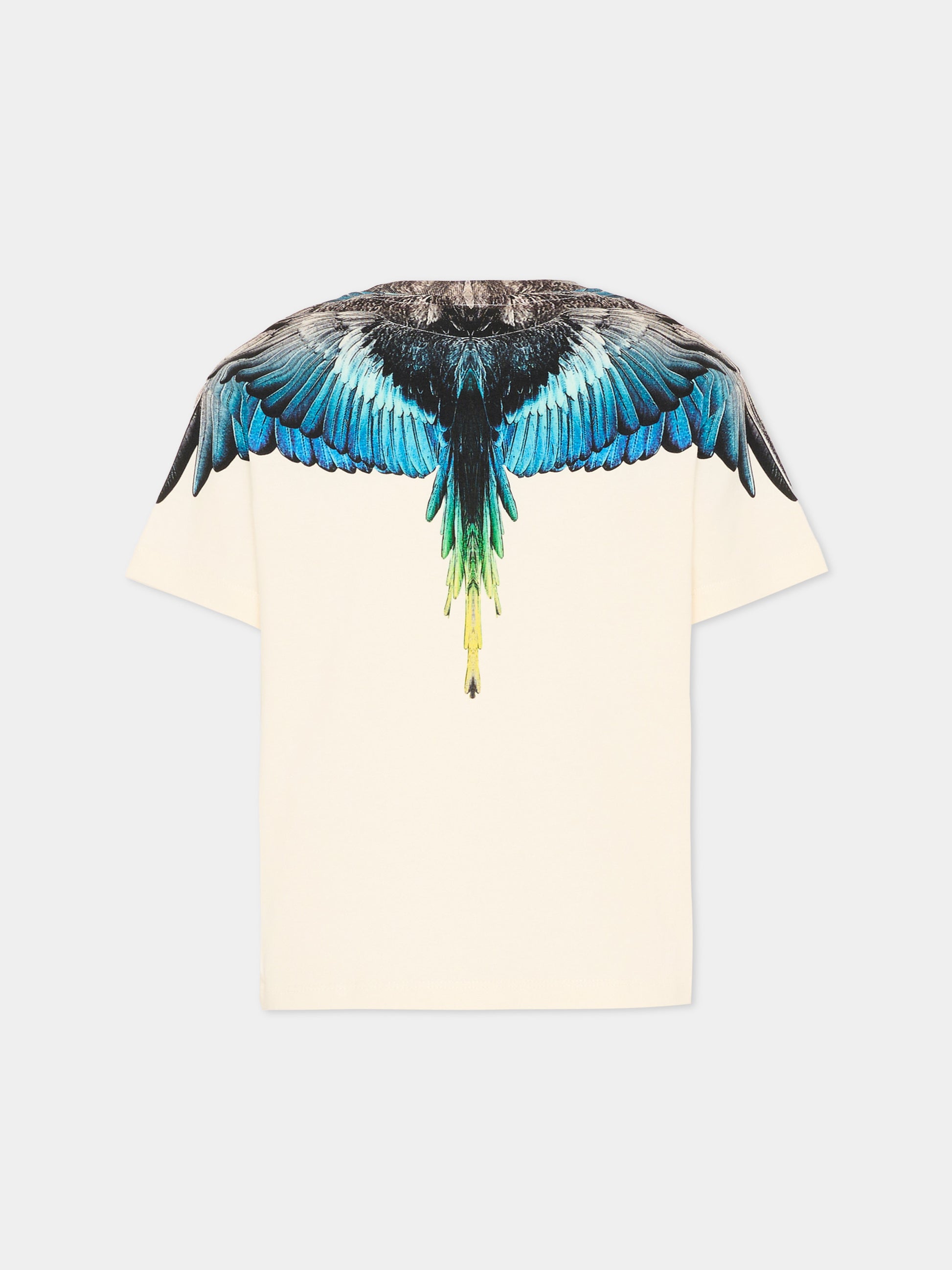 T-shirt bianca per bambino con ali,County Of Milan Kids,S6CMJBTH017 412